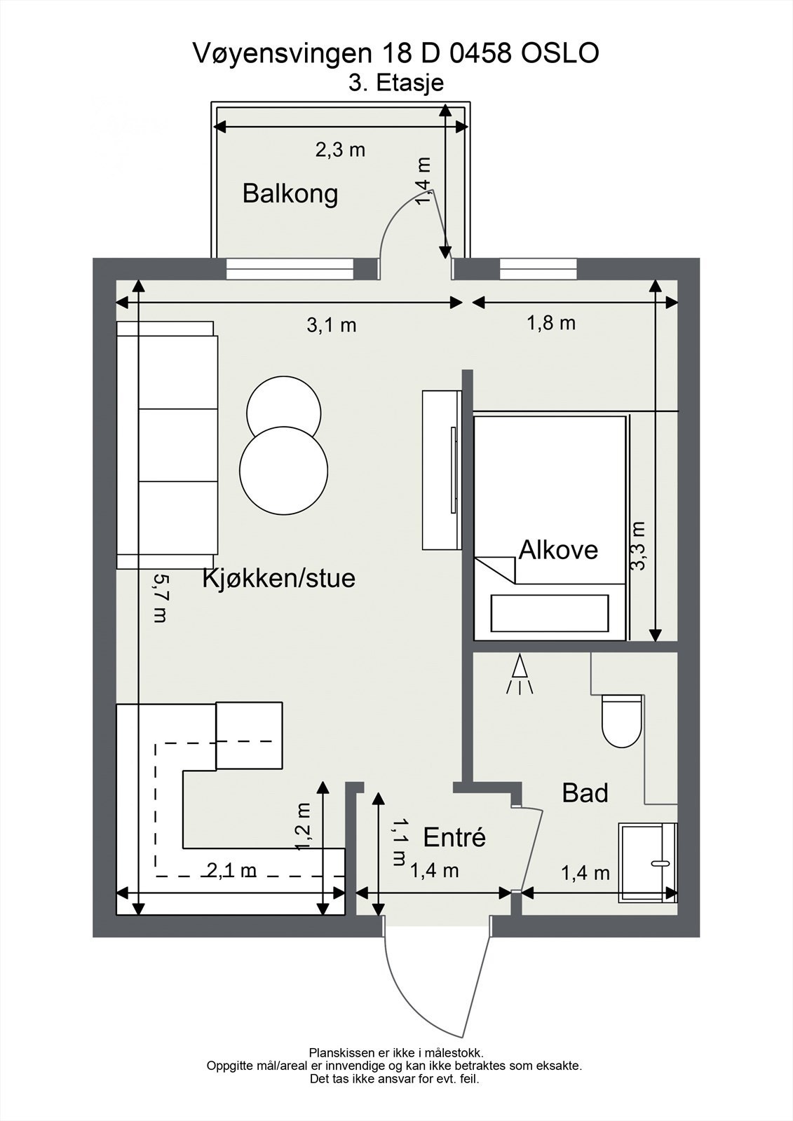 Planskisse Galleribilde