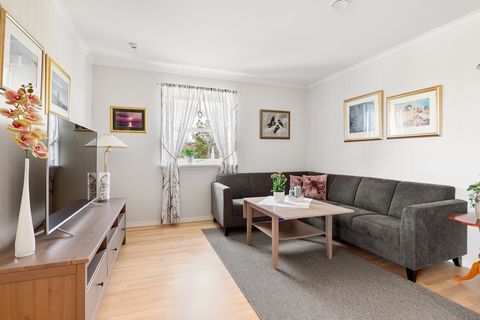 Egen tv-stue hvor man kan trekke seg tilbake. Galleribilde