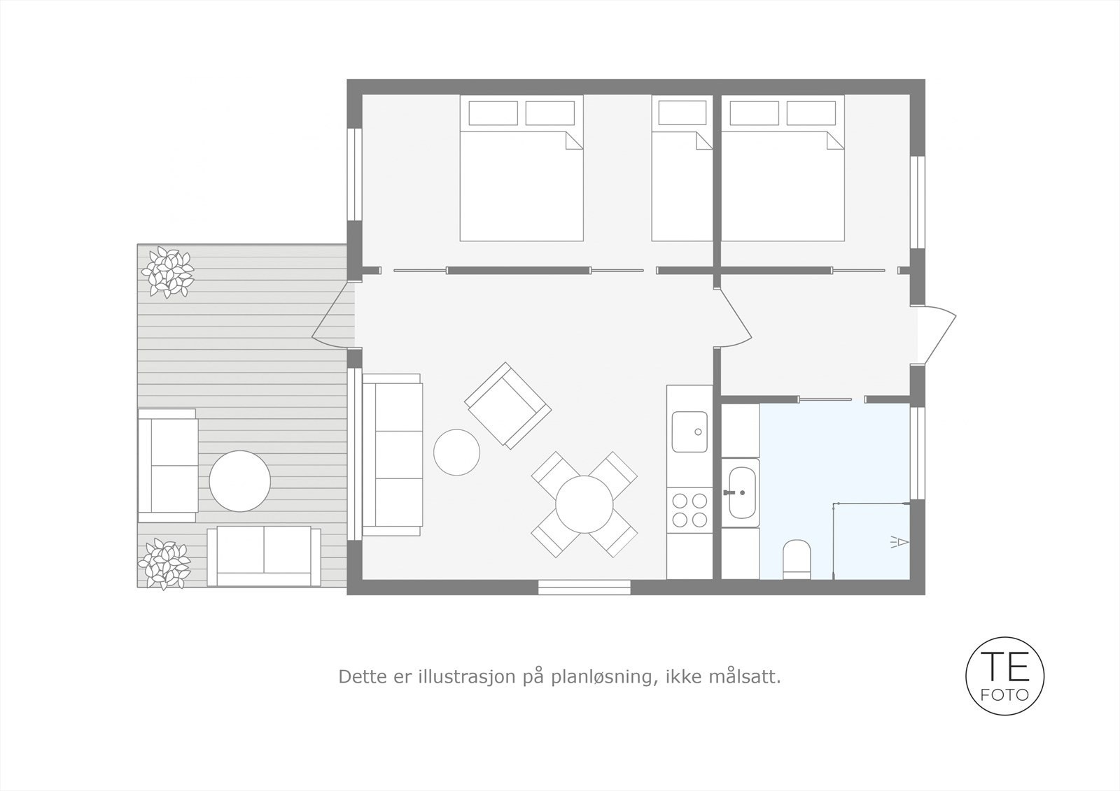 Plantegning. Galleribilde