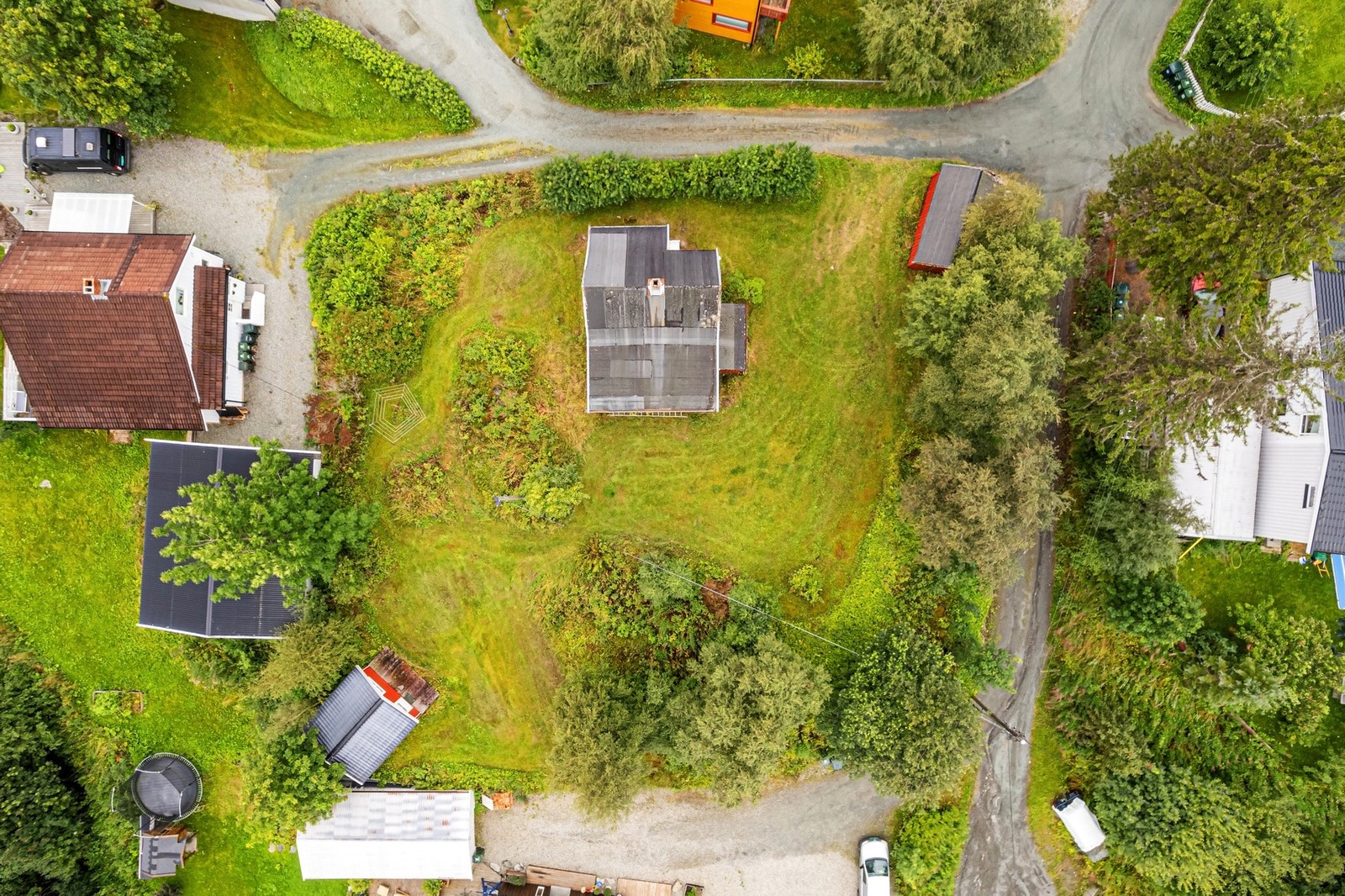 Oversiktsbilde av tomten. Galleribilde