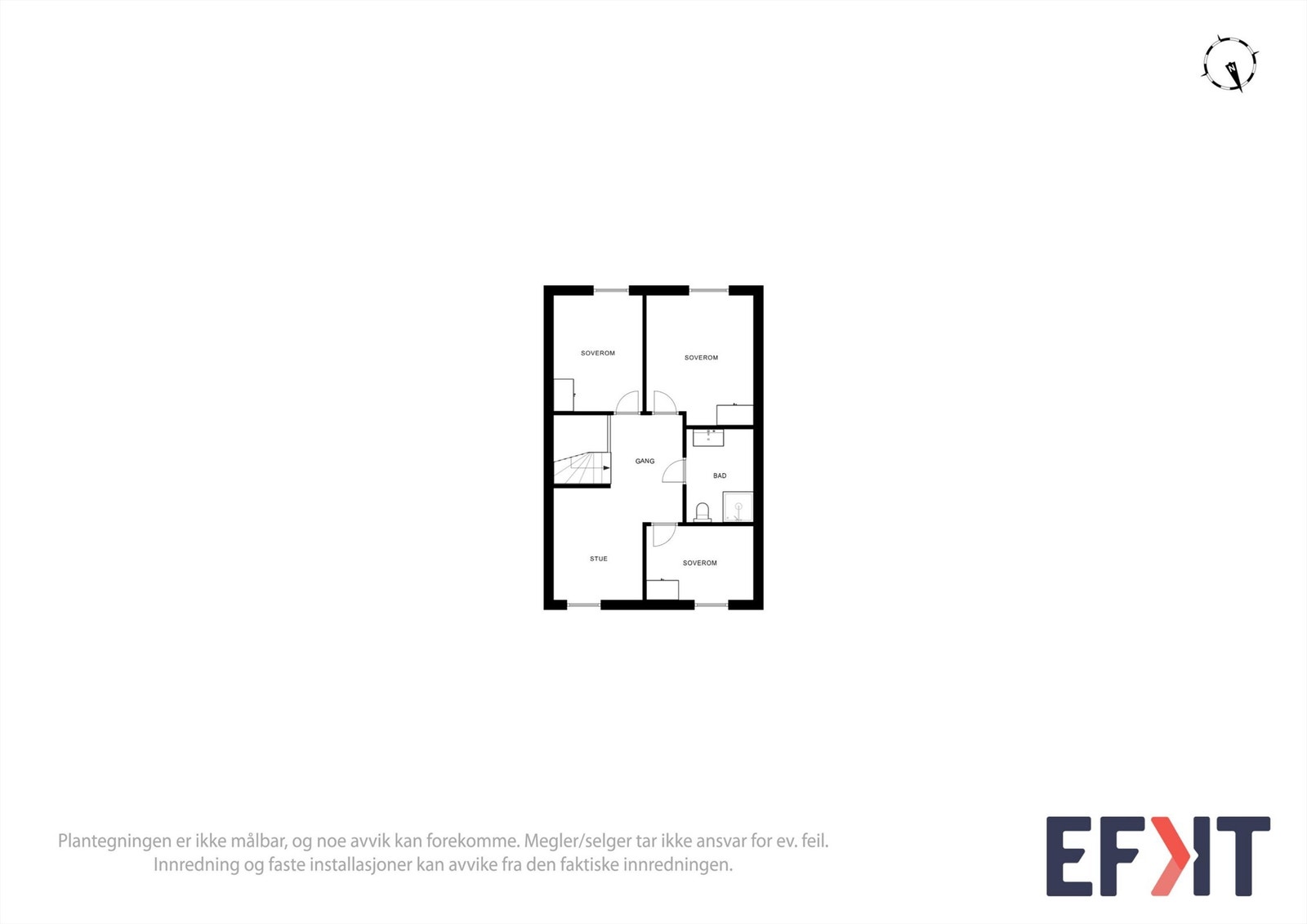Plantegning 2. etg Galleribilde