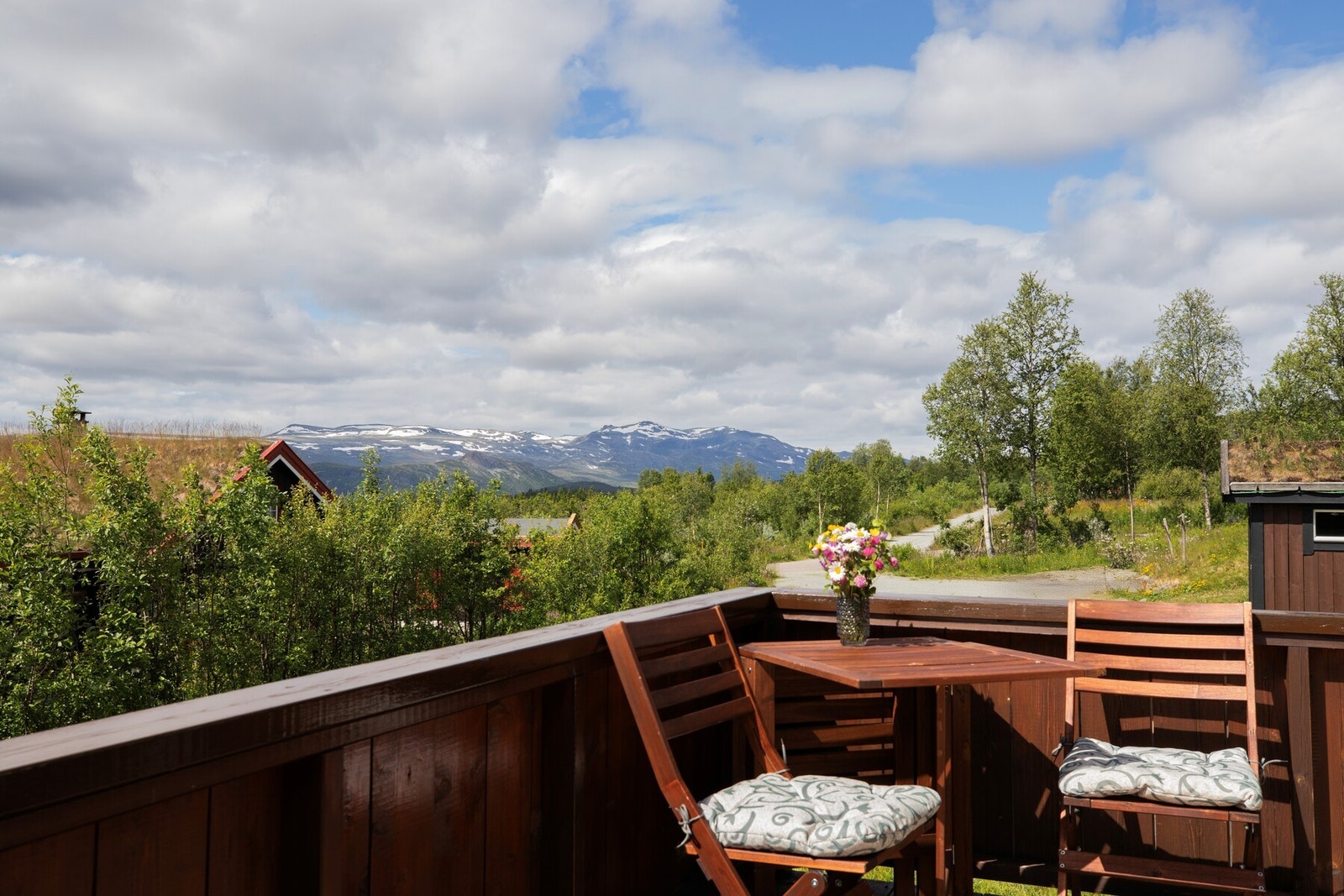 Her kan man nyte fjelluft og utsikt Galleribilde