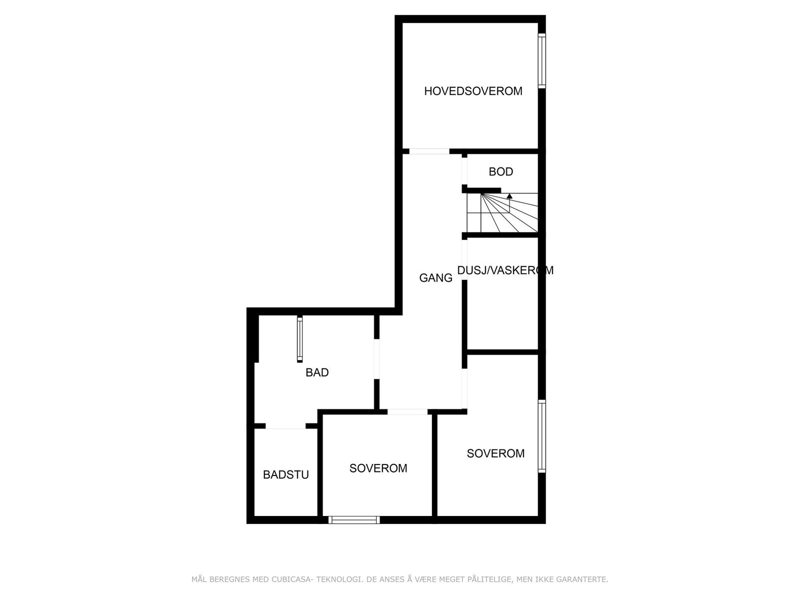 Plantegning underetasje Galleribilde