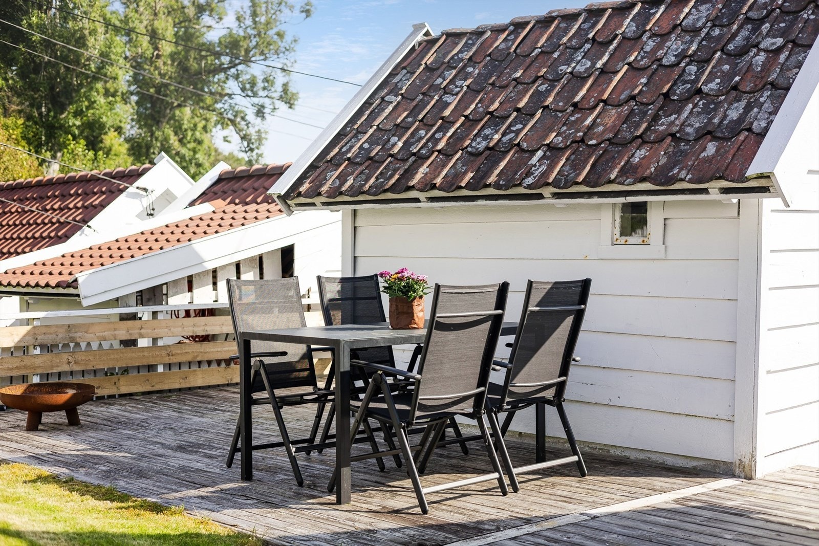 Hagen består av flere flotte uteplasser Galleribilde
