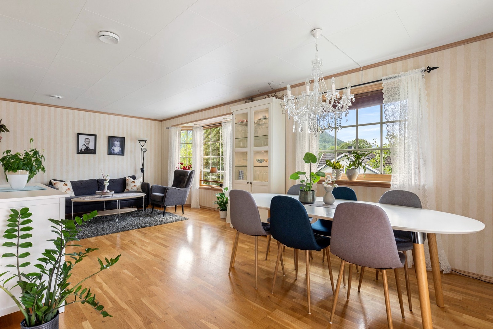 Huset har balansert ventilasjonsanlegg som sørger for godt inneklima Galleribilde