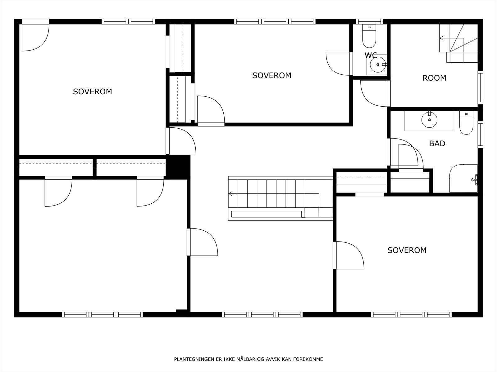 Plantegning 2.etg. Galleribilde