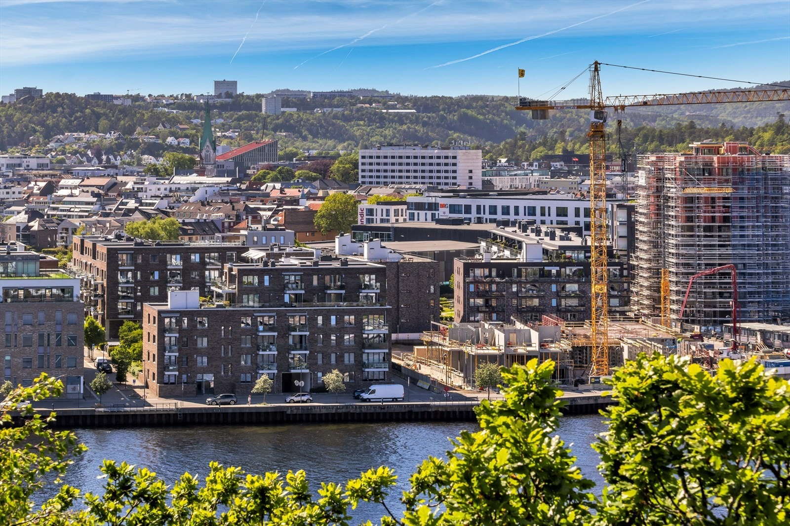 Utsikt mot Tangen Galleribilde