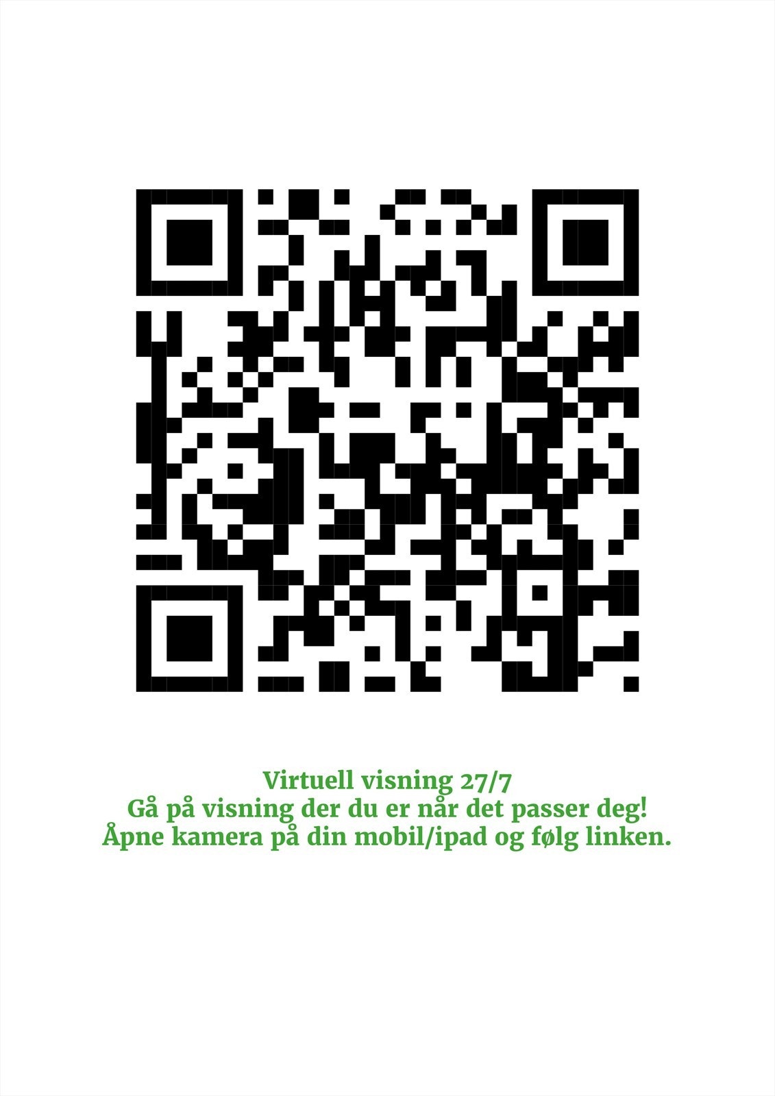Boligen har virtuell visning / 360 graders visning Galleribilde
