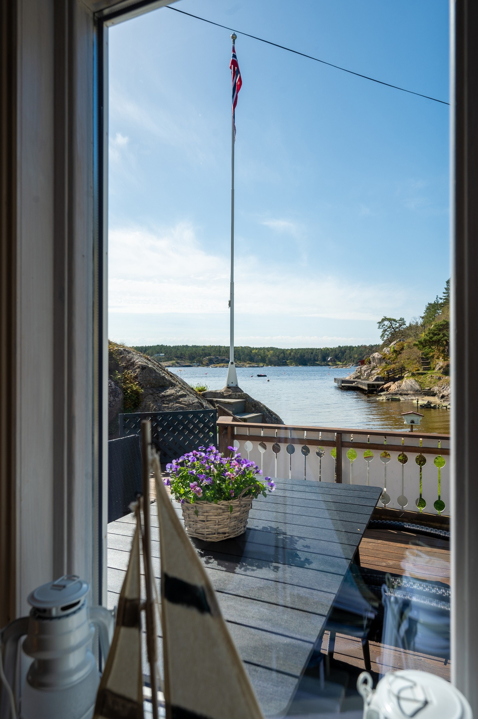 Utgang stor terrasse Galleribilde