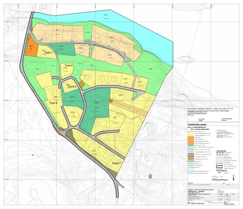 Tomteoversikt Galleribilde
