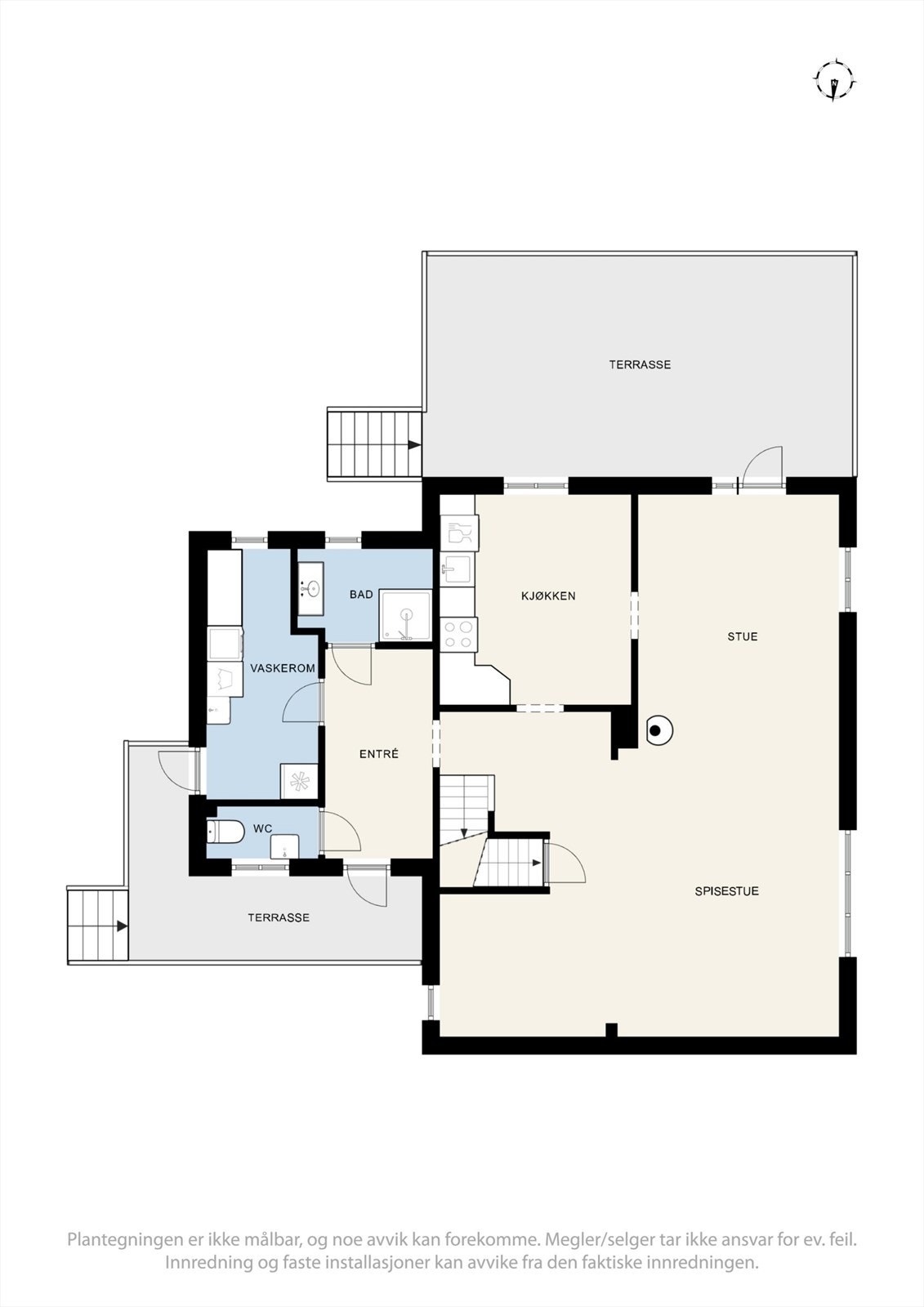 Plantegning 1. Etasje Galleribilde