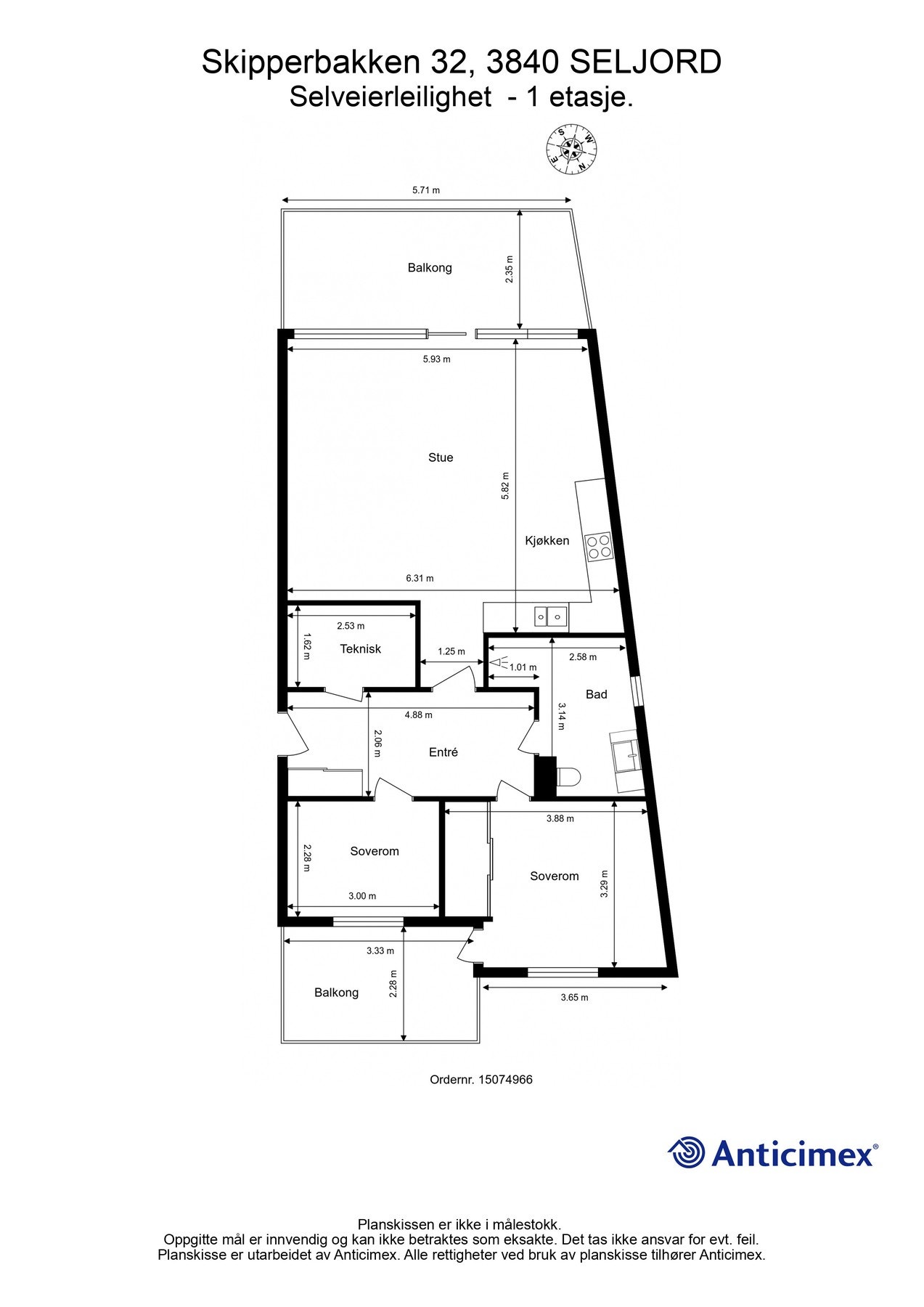 Plantegning. Galleribilde