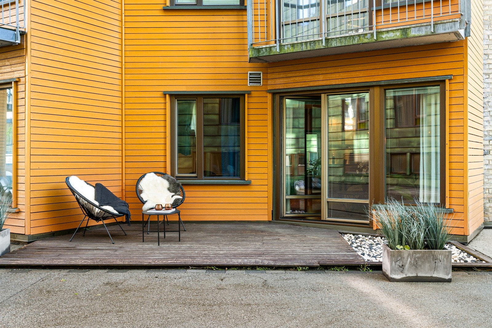 En perfekt forlengelse av stuen på varme sommerdager. Galleribilde