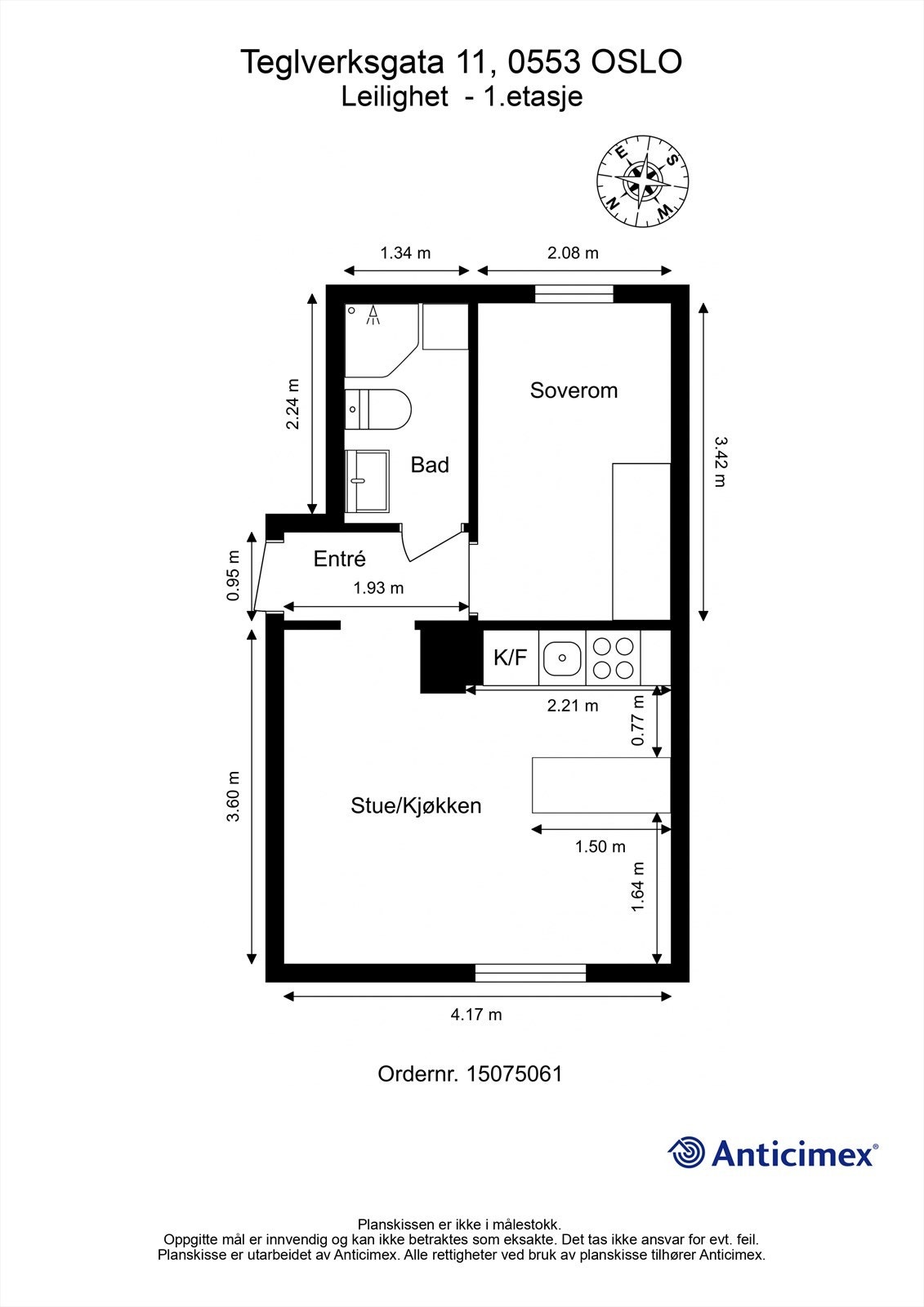 Plantegning Galleribilde