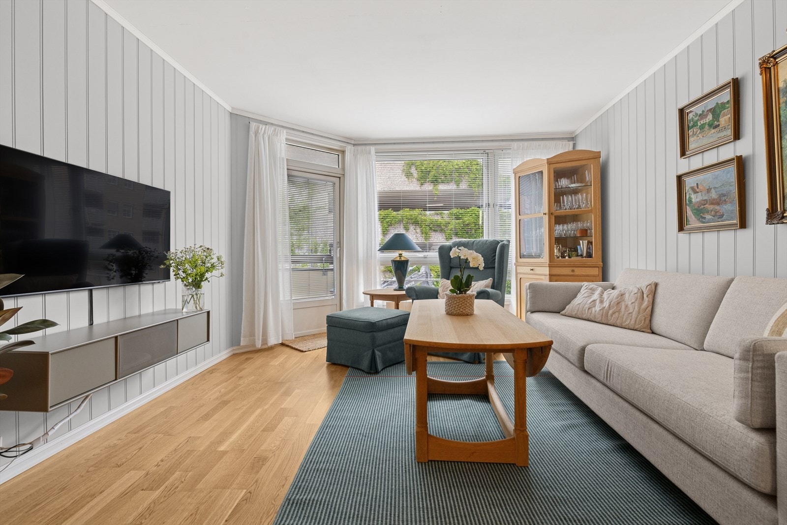 Leiligheten har en effektiv planløsning som gir stor fleksibilitet i innredningen. Galleribilde