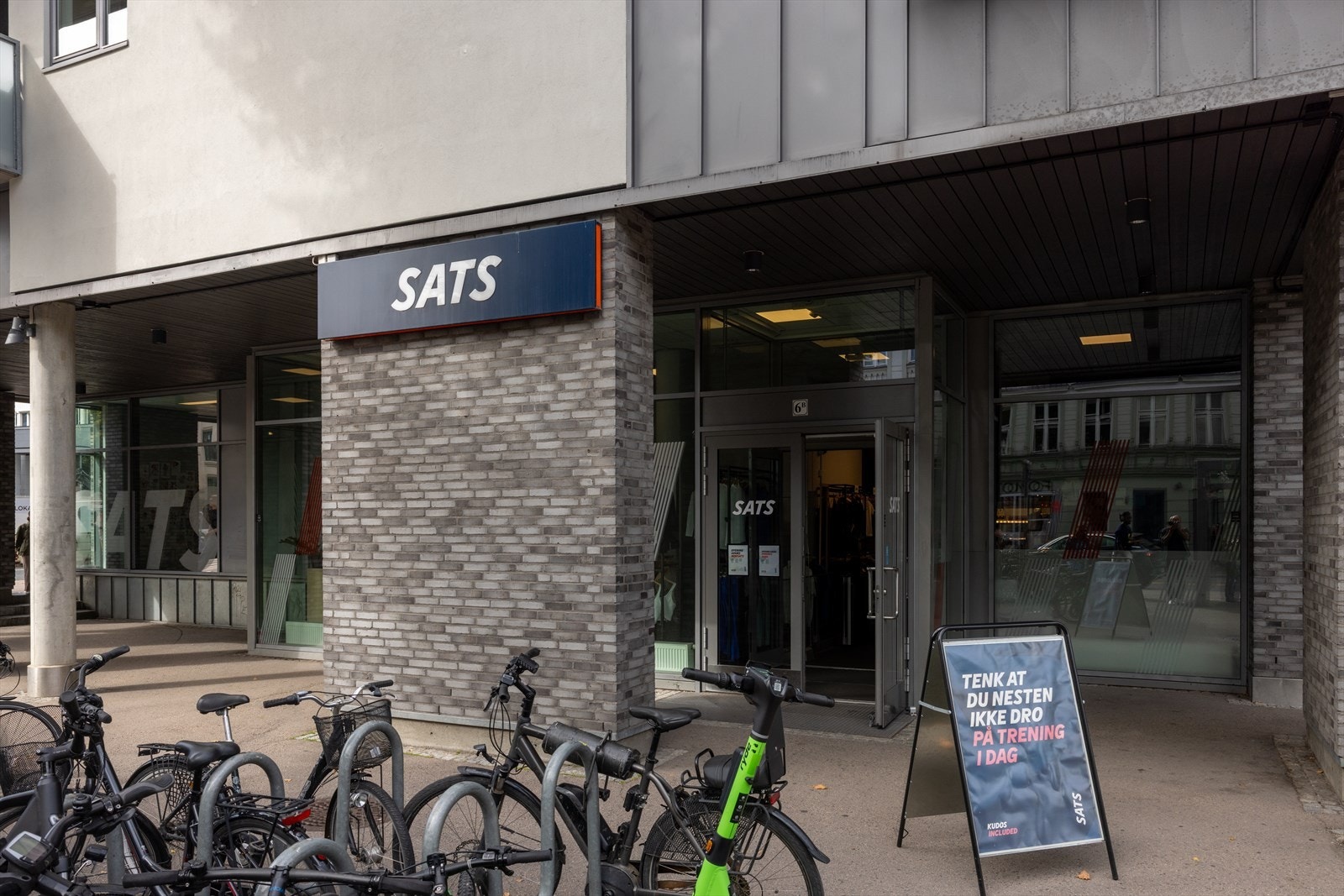 Nærmeste treningssenter er SATS Galleribilde