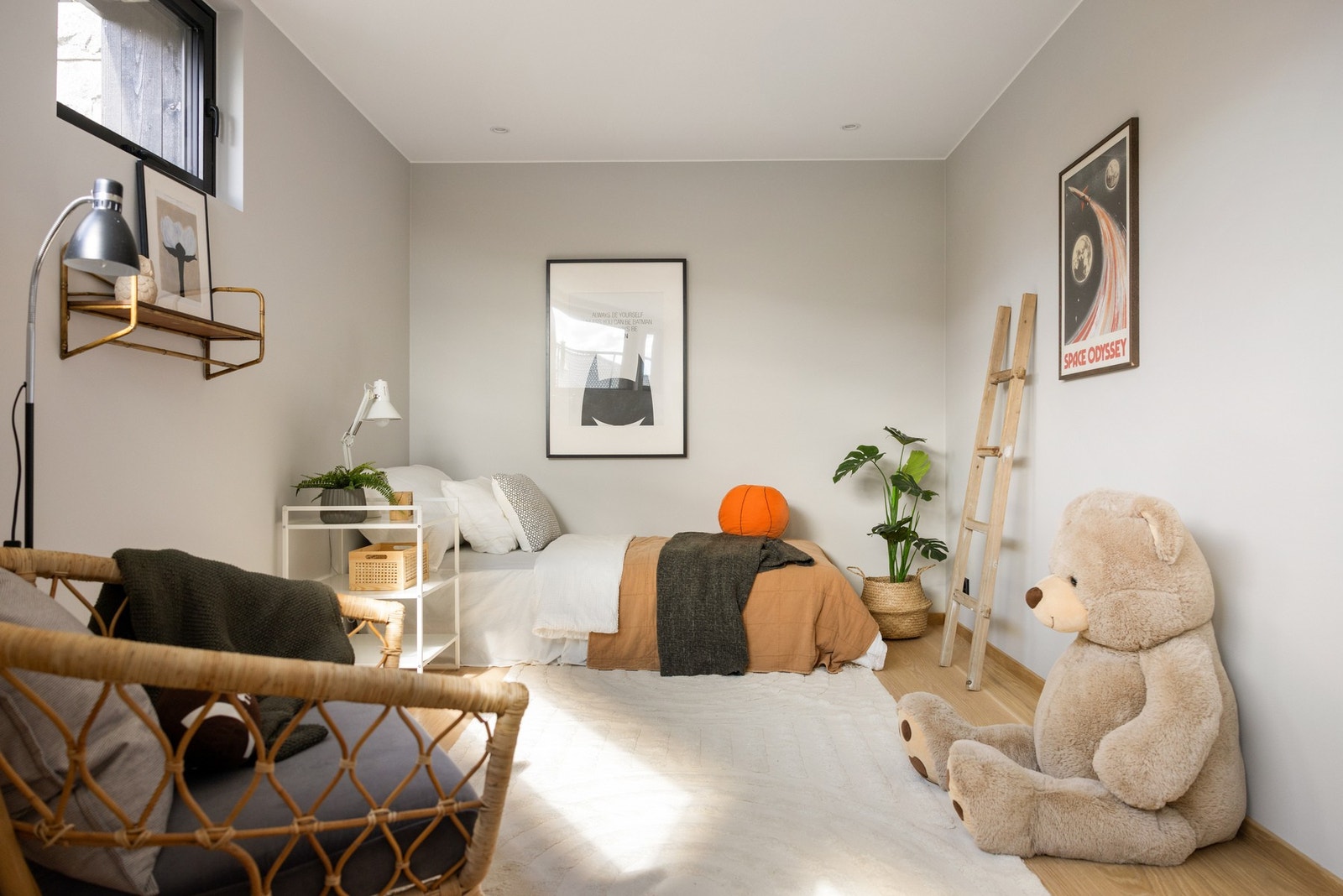 Soverom nr. 4 passer perfekt som barne- eller gjesterom. Kan også benyttes som kontor. Galleribilde