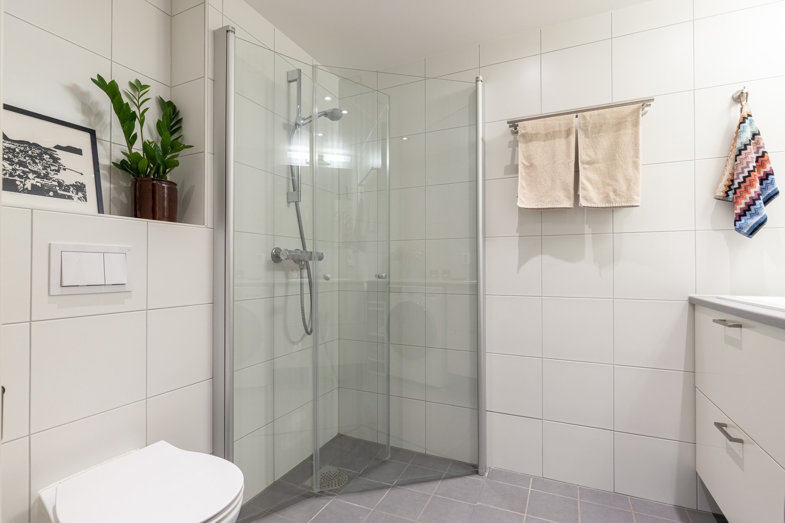 Badet oppleves romslig og stort. Galleribilde