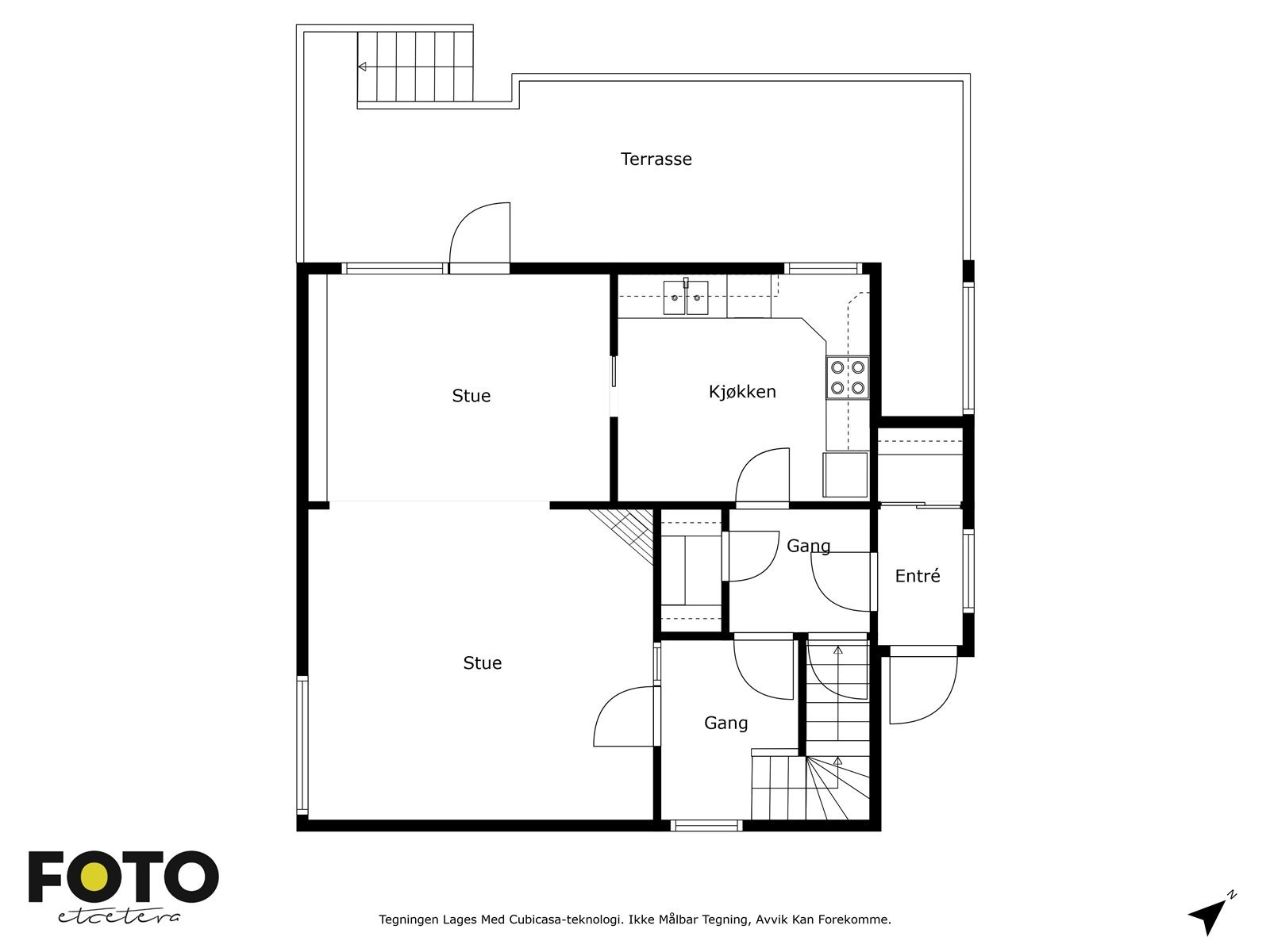1. etasje. Veiledende planskisse - ikke målbar Galleribilde