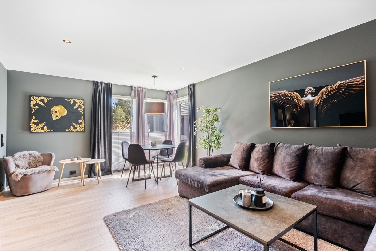 Det er valgt moderne tilvalg på boligen Galleribilde