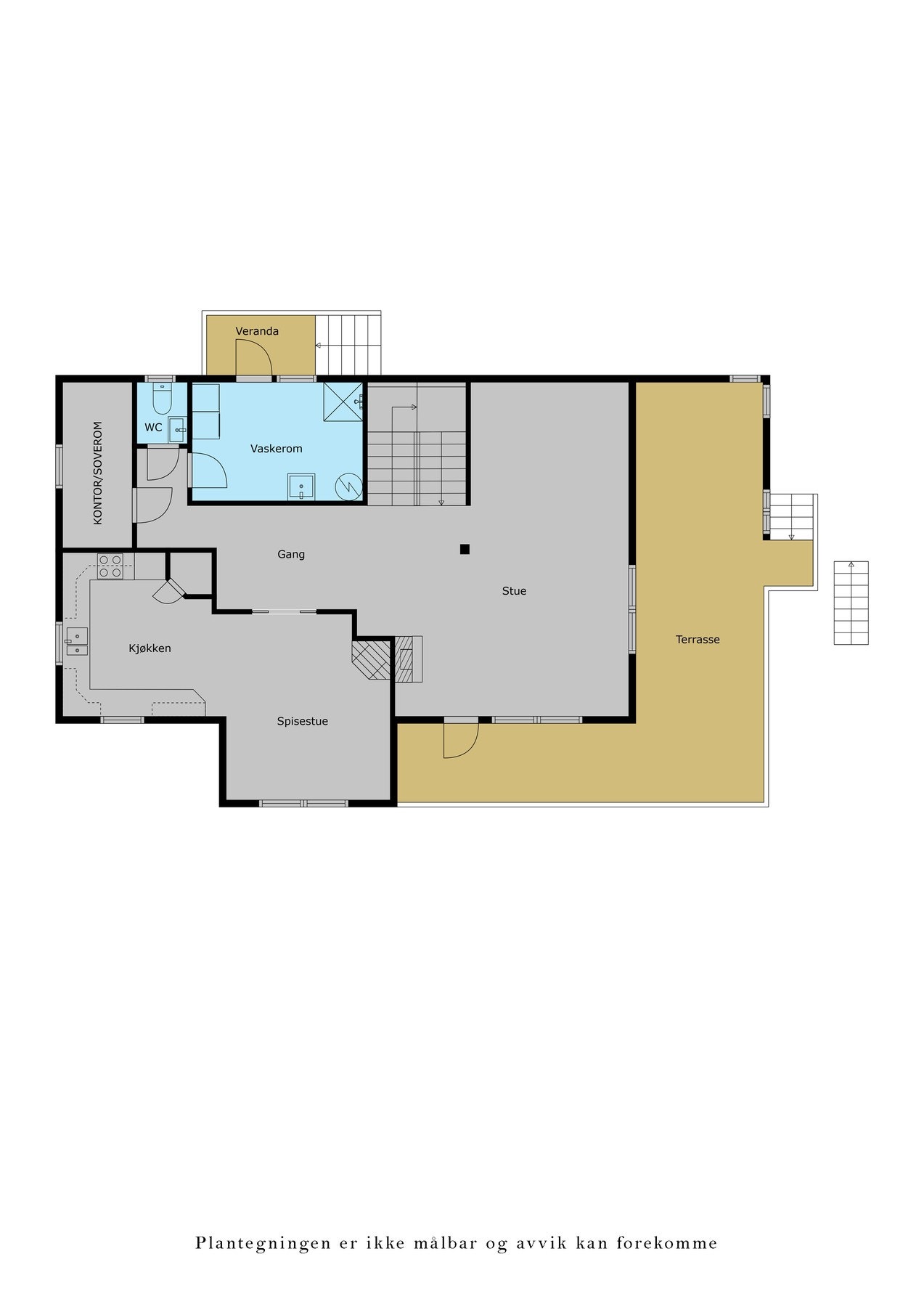 Veiledende plantegning Galleribilde