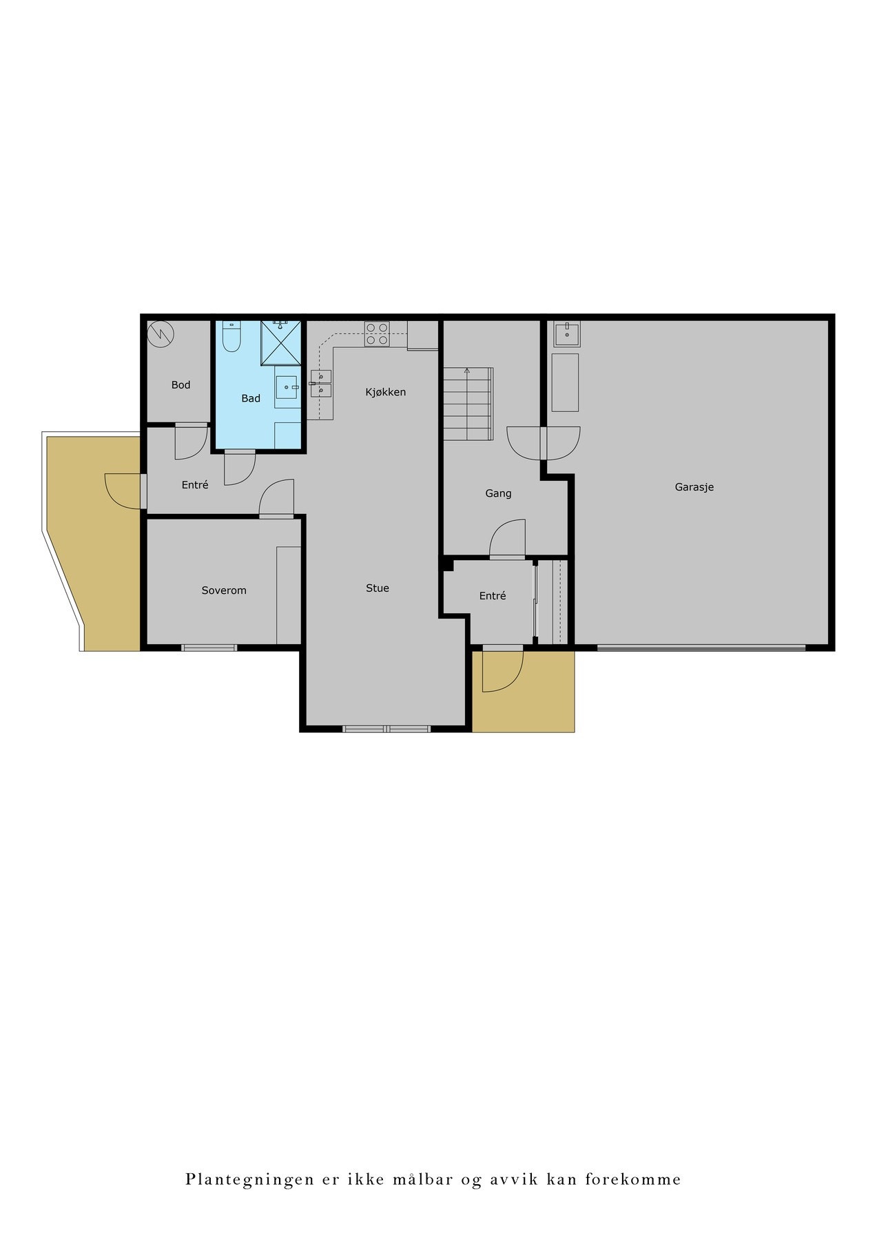 Veiledende plantegning Galleribilde