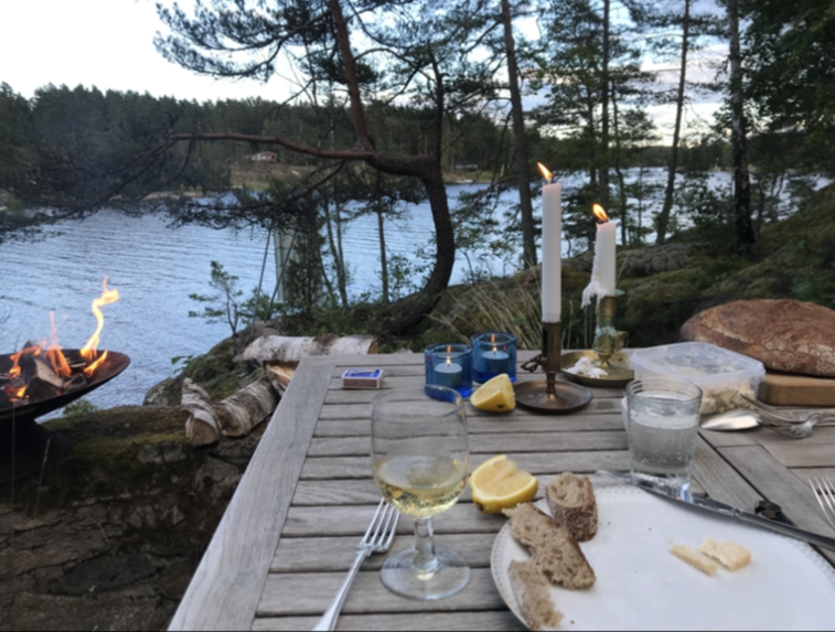 Mys i kvällsljus Galleribilde