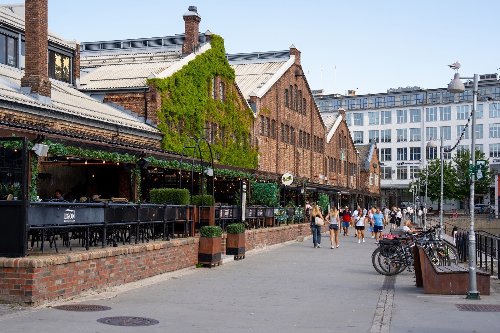 Populære Solsiden kun få minutter unna. Galleribilde