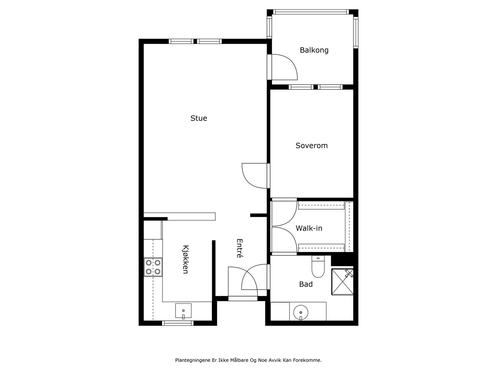 Planskisse - ikke målbar. Avvik kan forekomme. Galleribilde