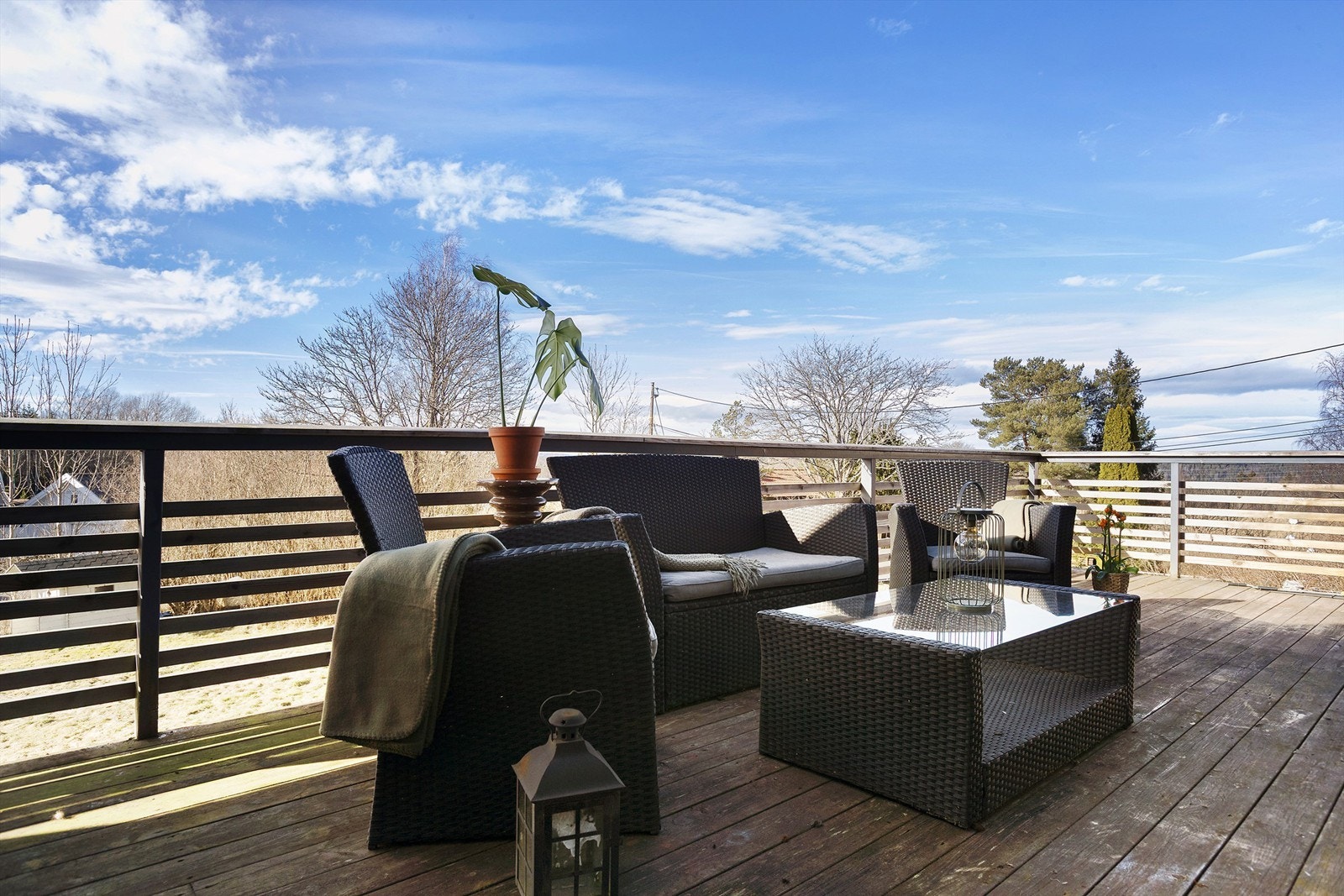 Vestvendt veranda Galleribilde