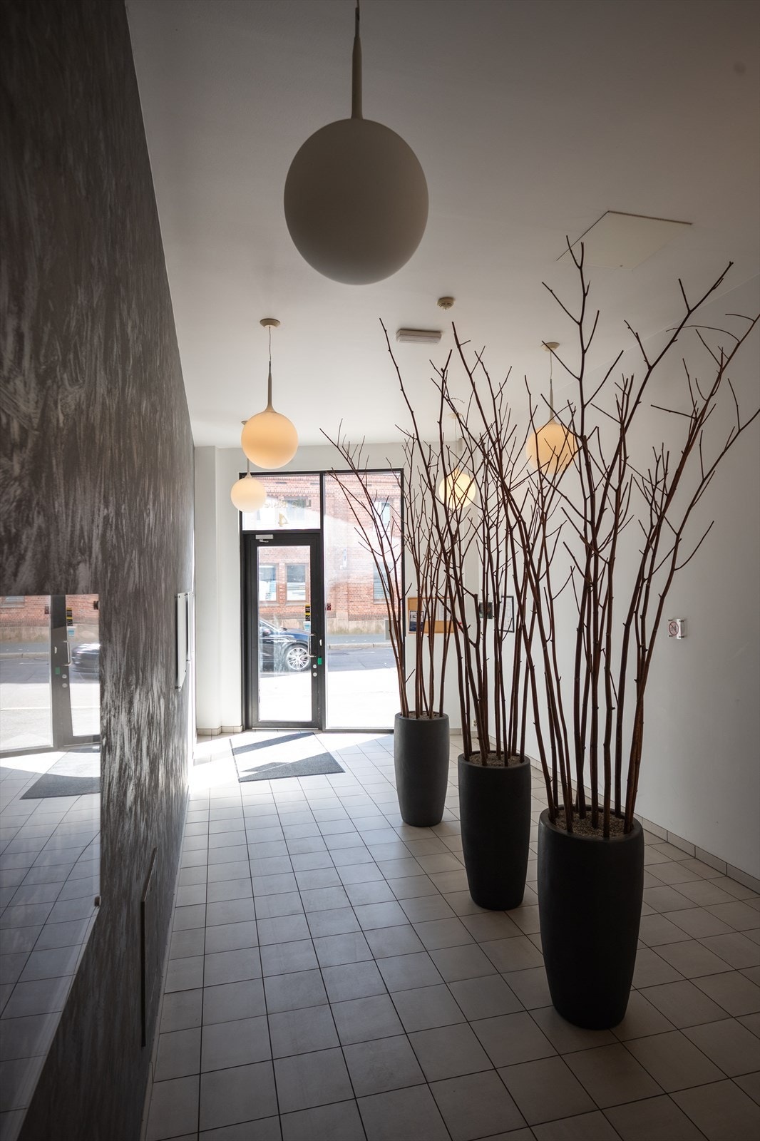 Pent og innbydende inngangsparti. Galleribilde