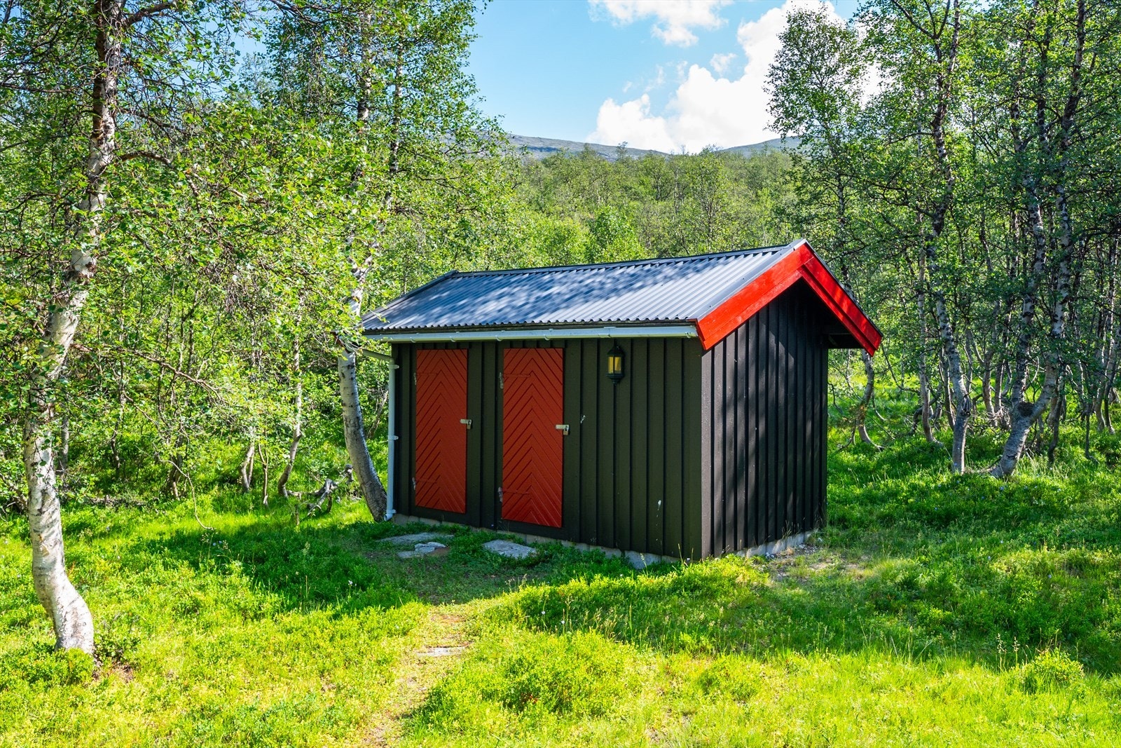 Uthus m/ bod og utedo. Galleribilde