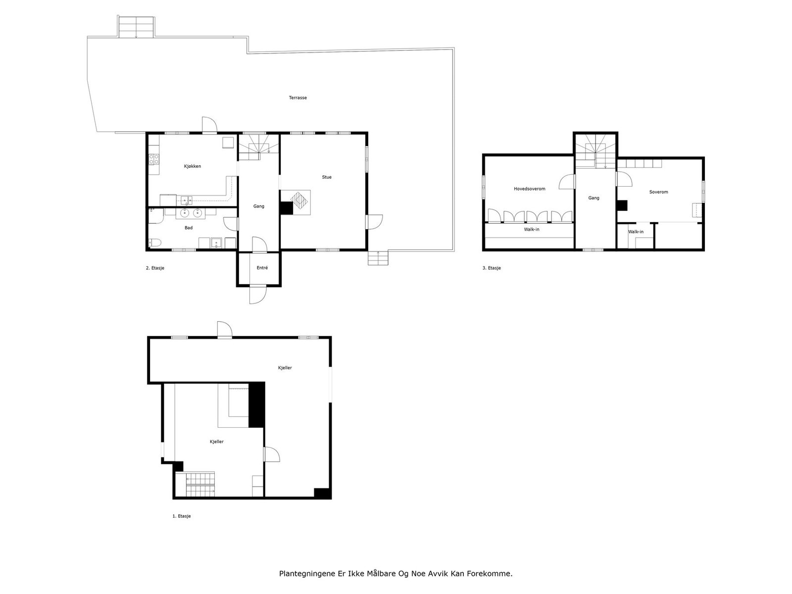 Plantegninger Våningshuset Galleribilde