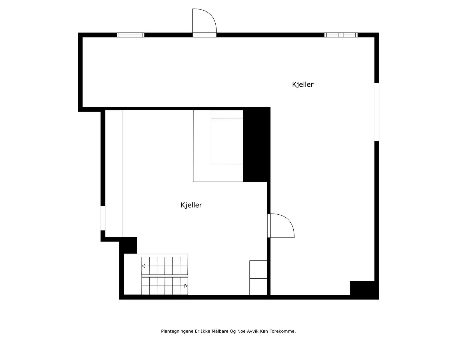 Plantegning kjeller Galleribilde