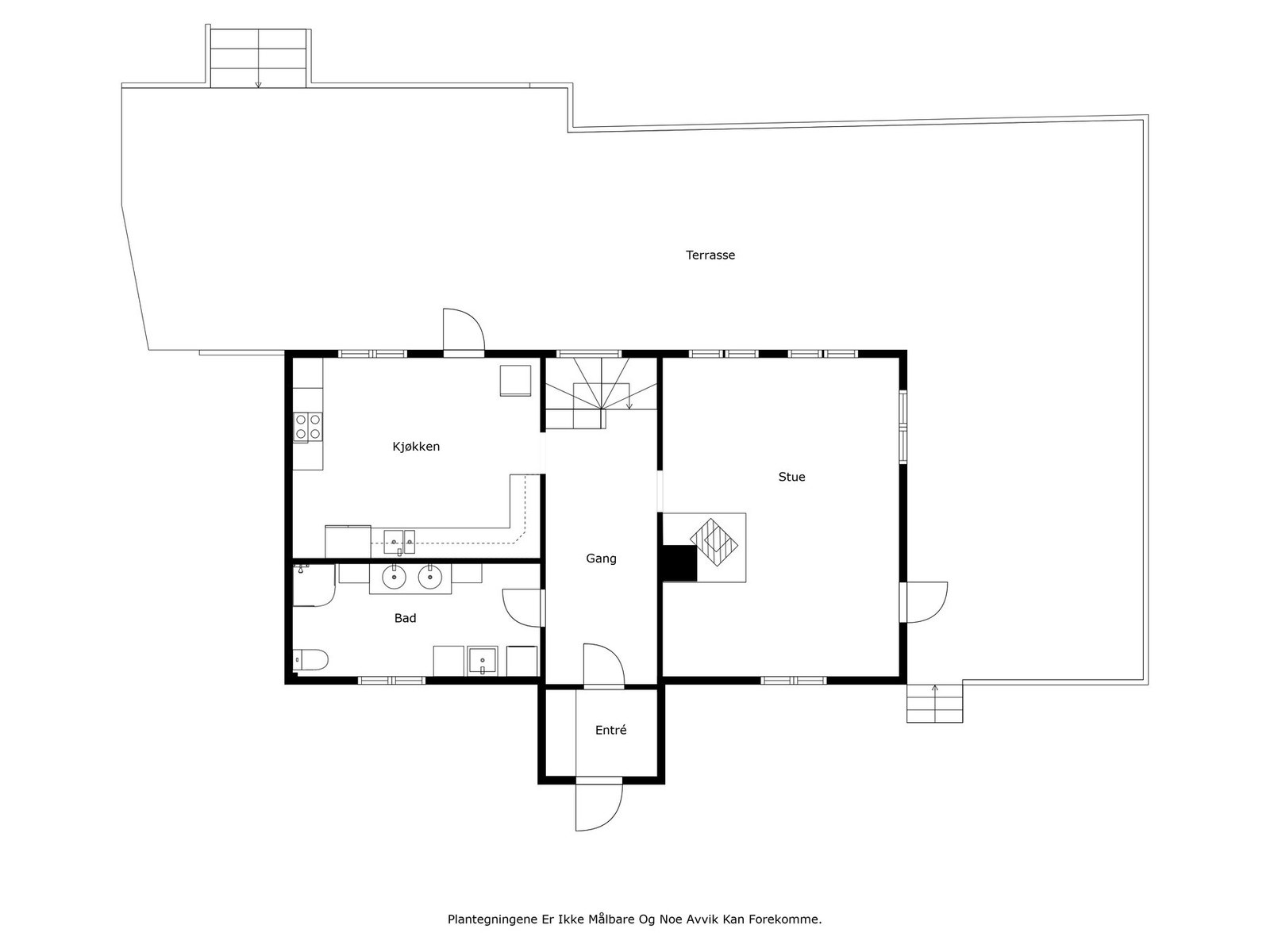 Plantegning 1 etasje Galleribilde