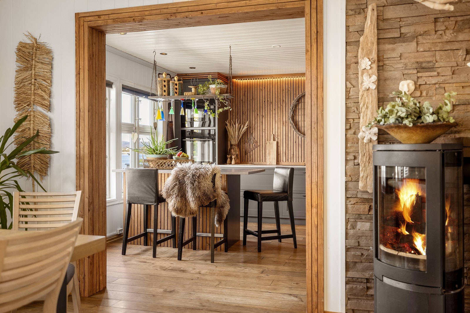 Vi beveger oss inn på kjøkkenet. Galleribilde