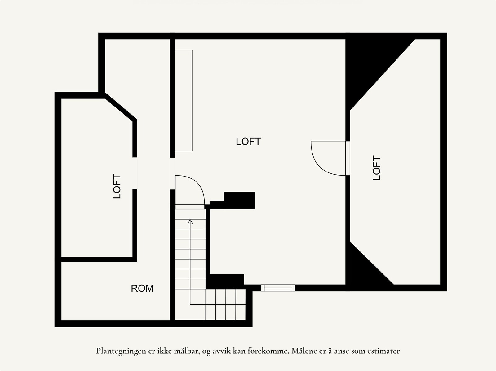 Plantegning loftetasje. Galleribilde