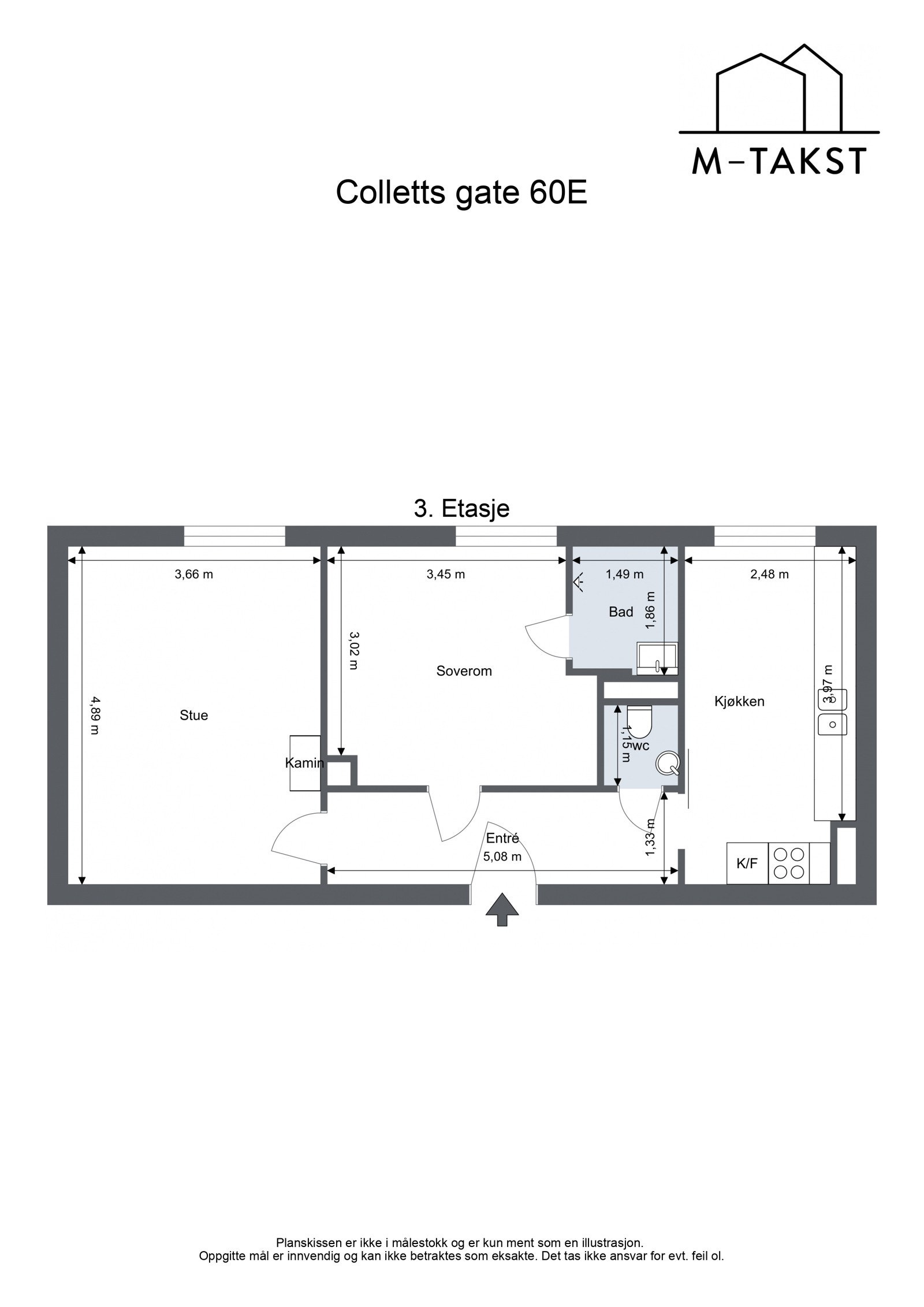 Colletts gate 60E - 3. Etasje Galleribilde