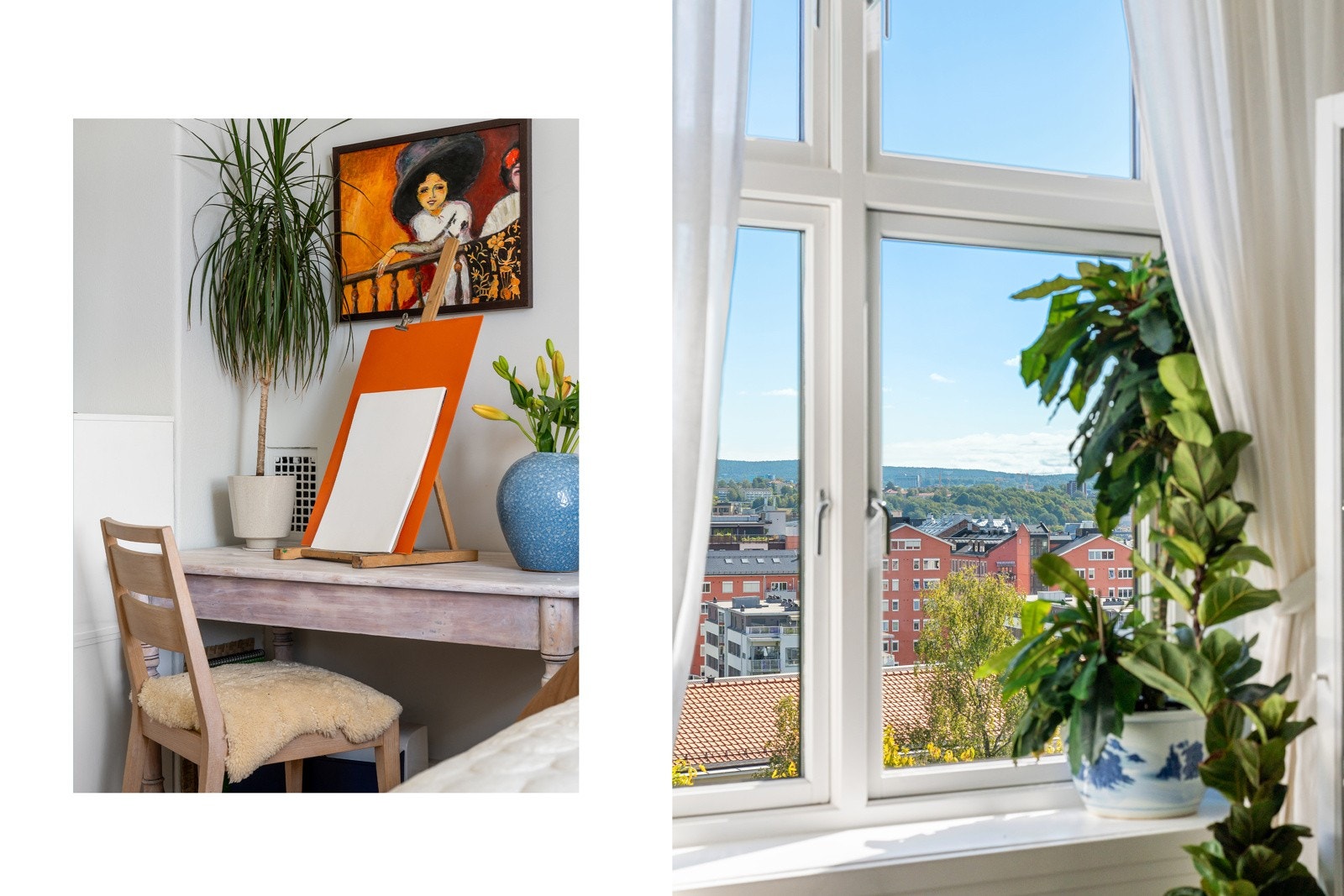 Selgers egne ord: "Planløsningen er både praktisk og gjennomtenkt, og det at det ikke finnes gjenboere bidrar til en følelse av privatliv og fred." Galleribilde