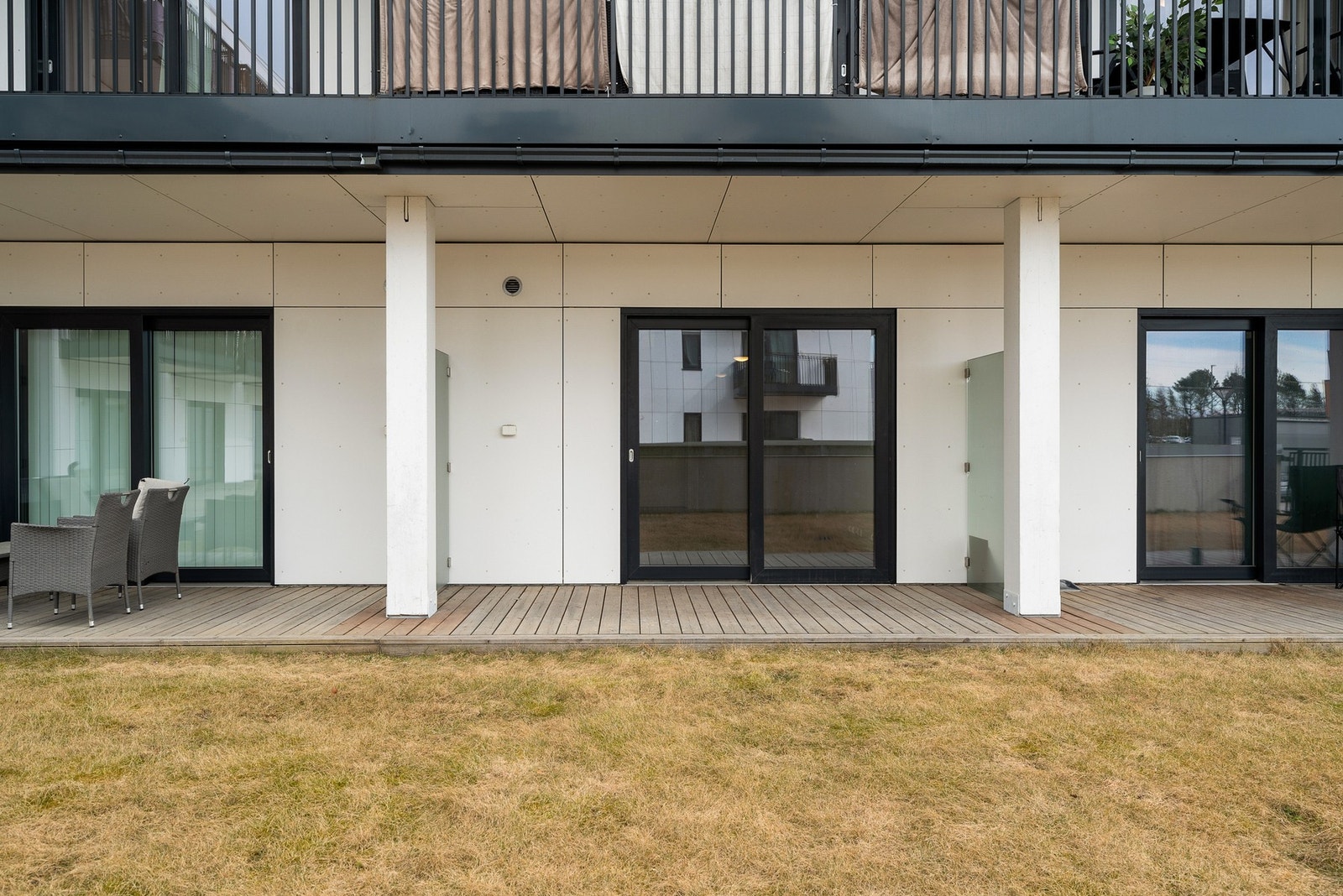 Terrassen blir en fin forlengelse av leiligheten på sommerhalvåret. Galleribilde