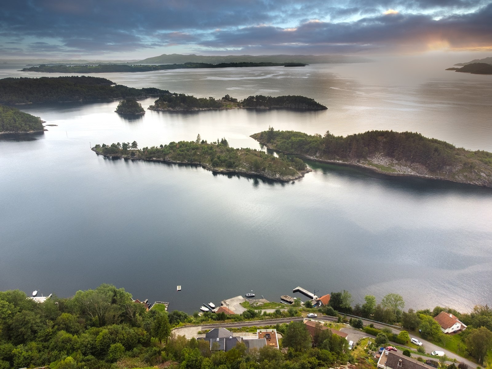 Dronefoto Galleribilde