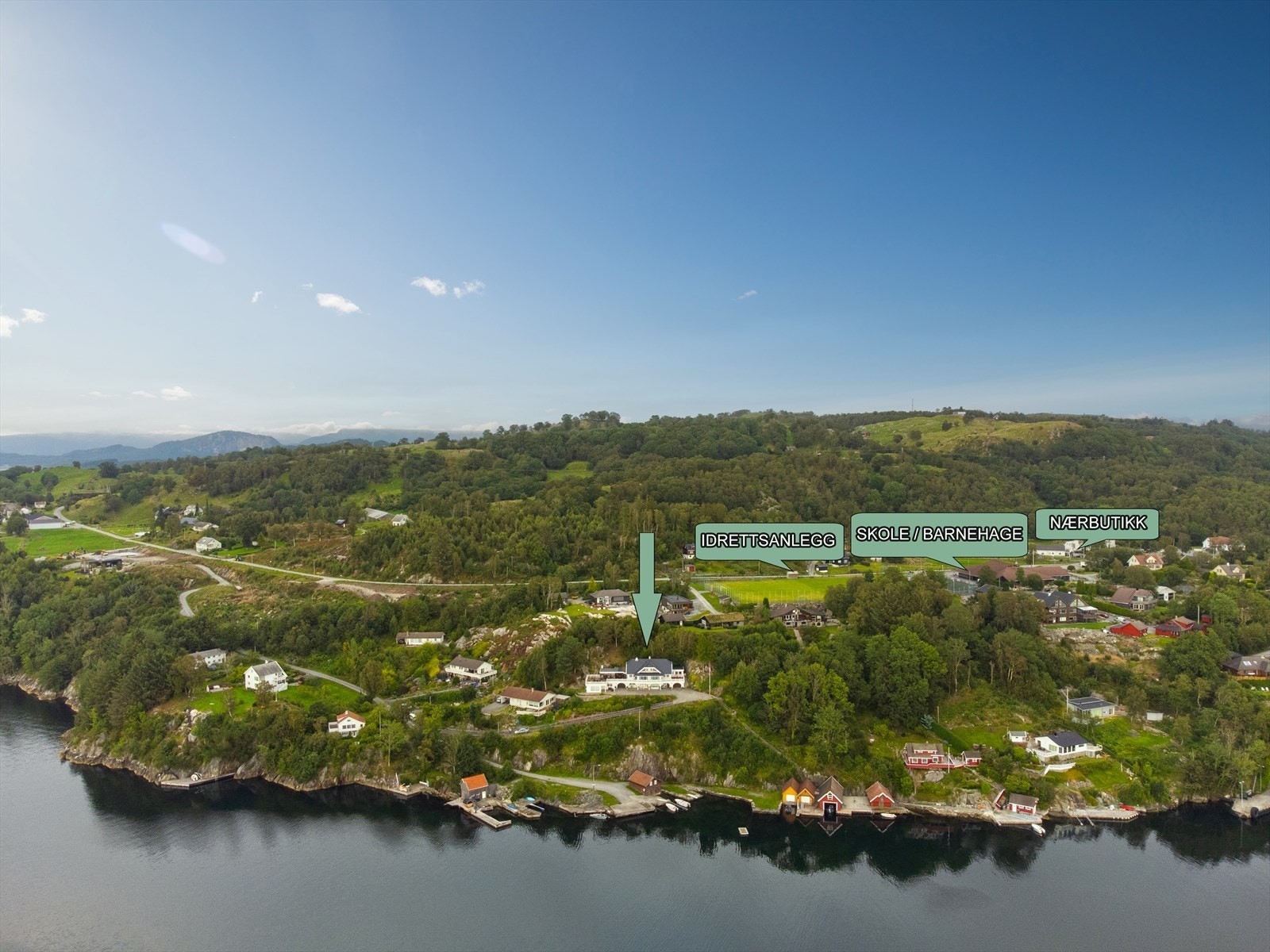 Dronefoto Galleribilde