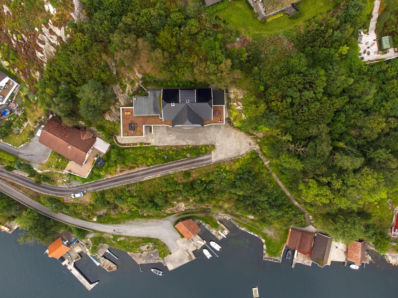 Dronefoto Galleribilde