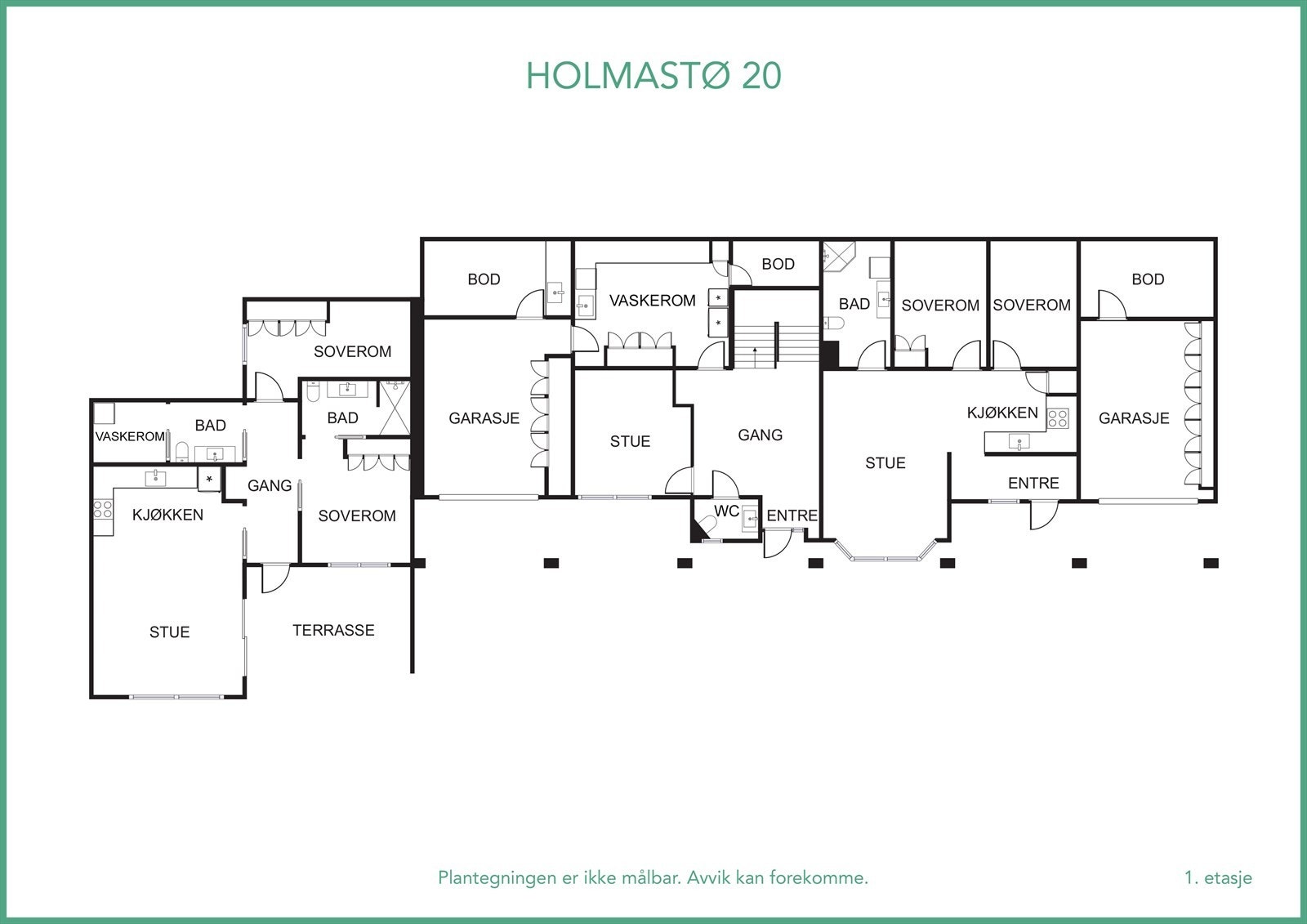 Plantegning u.etg. Galleribilde