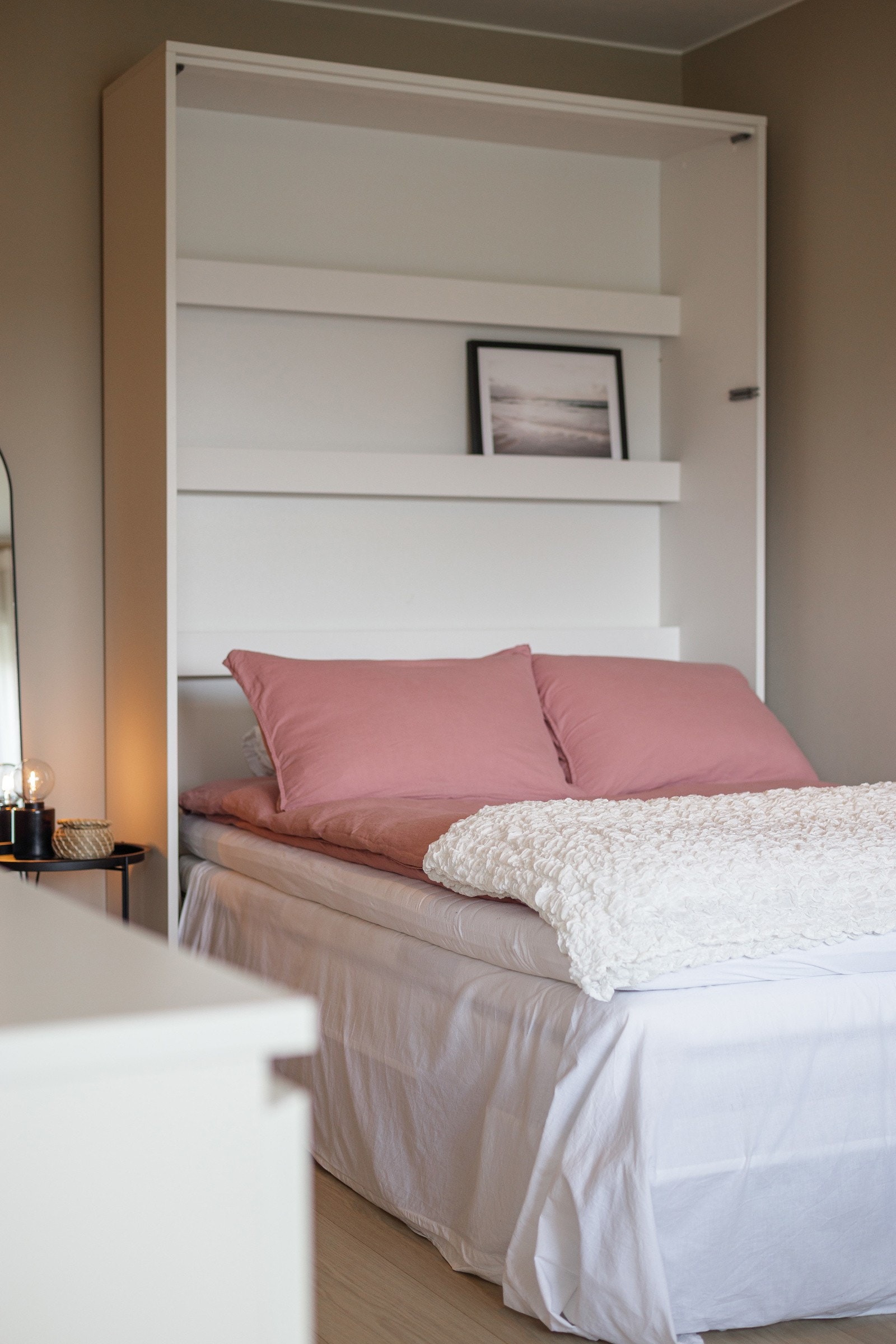 En praktisk løsning som er både plassbesparende og fleksibel. Galleribilde