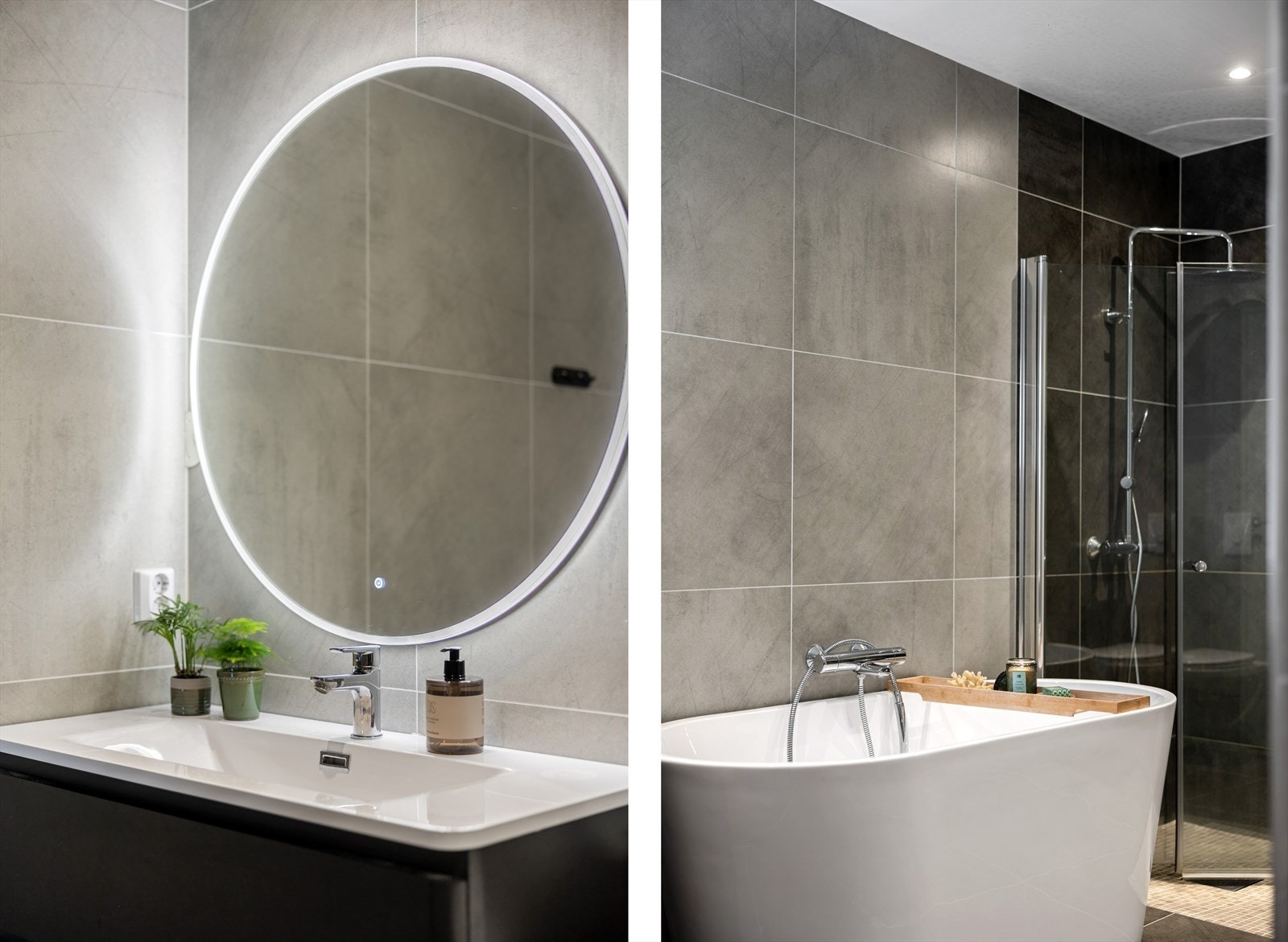 Praktisk med badekar for de minste eller for avslapning for de største Galleribilde