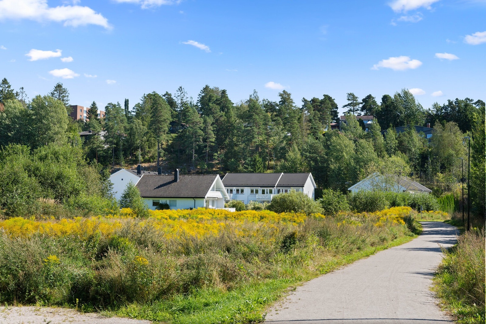 Leiligheten ligger rett ved inngangen til lysløypa, med flere fine turruter i umiddelbar nærhet. Det er også kort gange til bryggestien langs Glengshølen. Galleribilde