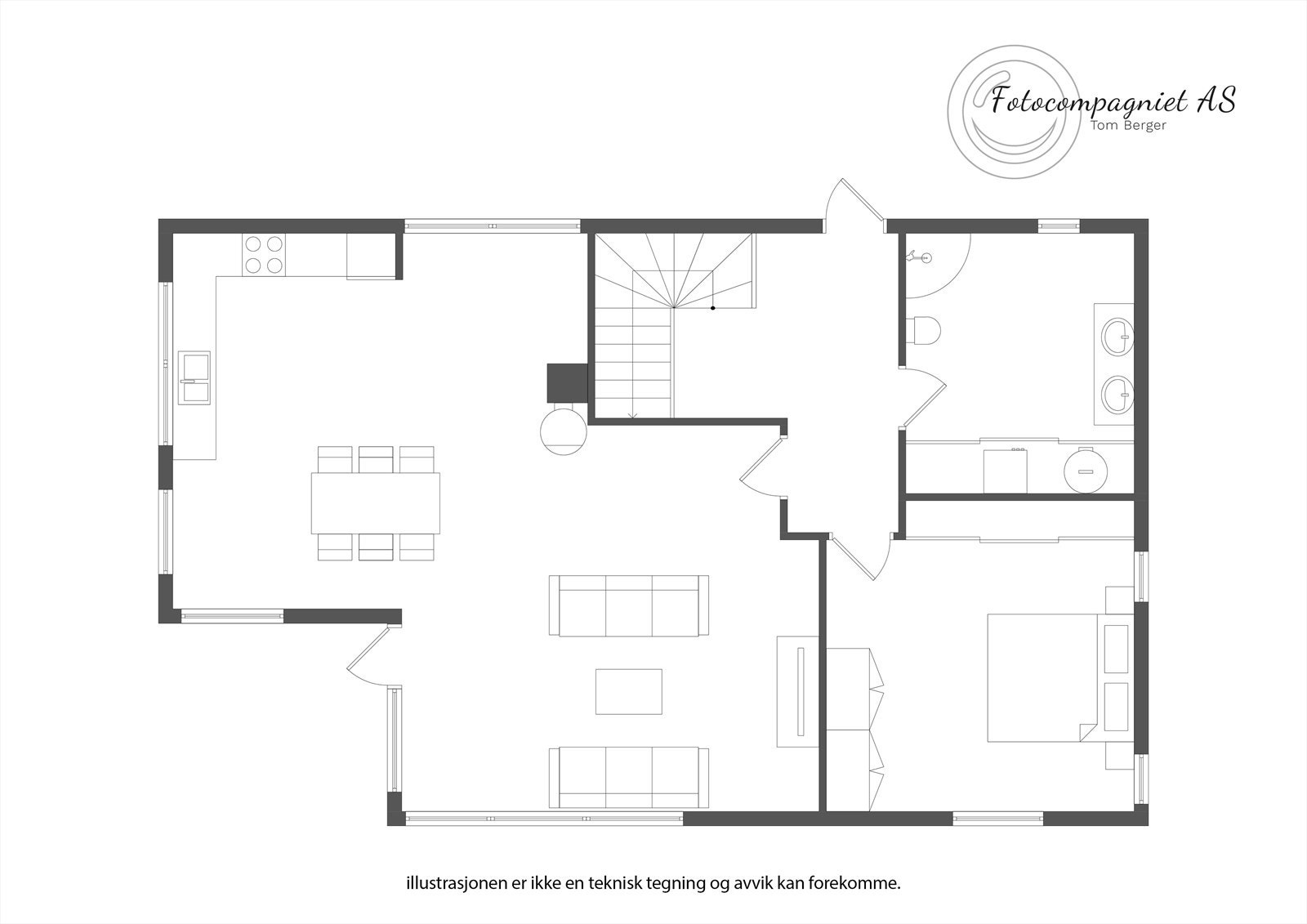 Plantegning Galleribilde