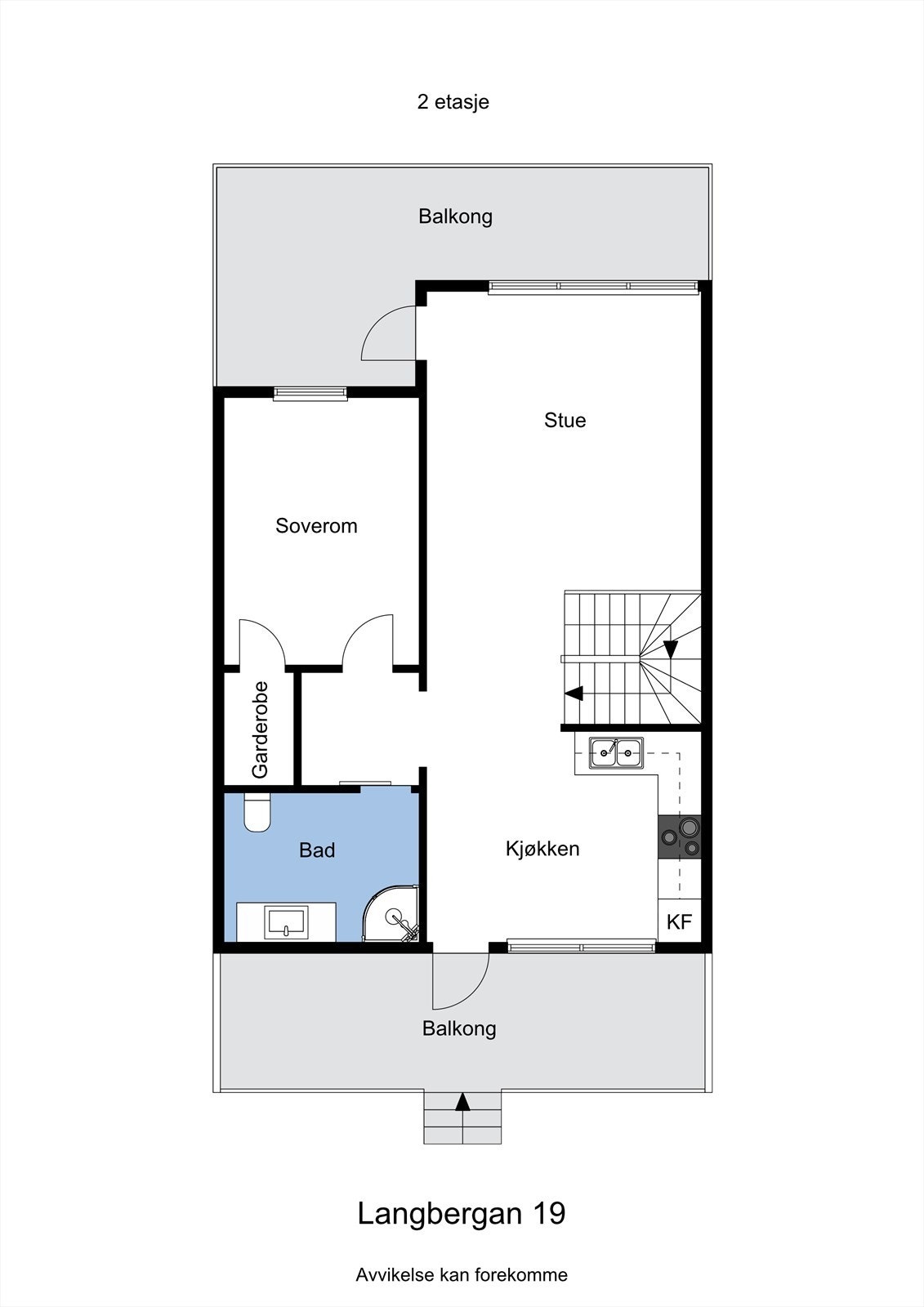 Planskisse 2. etasje Galleribilde