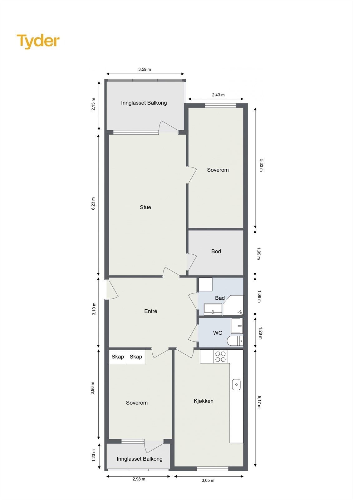 Plantegning Galleribilde